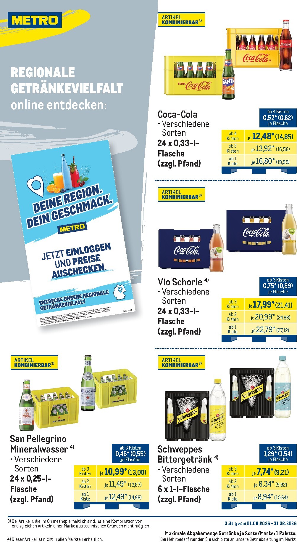 metro - Metro - Monats-Menü Prospekt nächste Woche – von Samstag 01.08.2026 bis Montag 31.08.2026 - page: 25