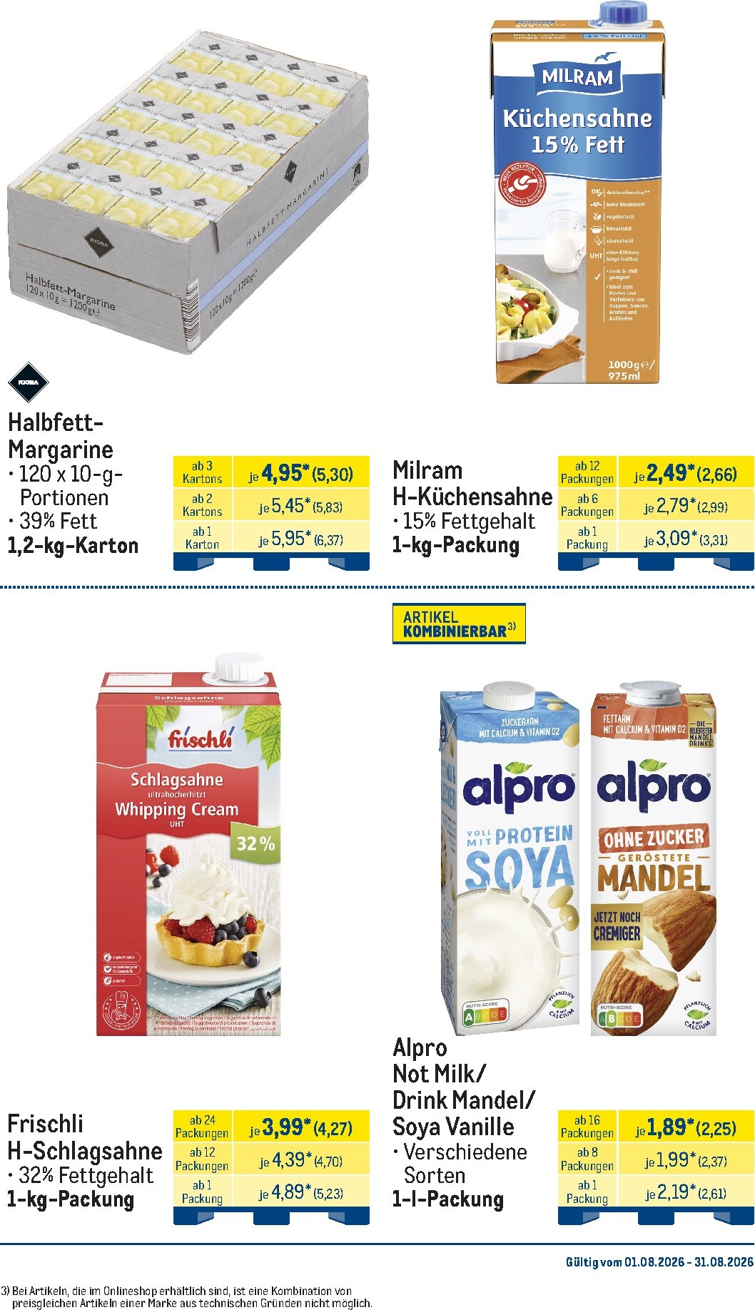 metro - Metro - Monats-Menü Prospekt nächste Woche – von Samstag 01.08.2026 bis Montag 31.08.2026 - page: 19