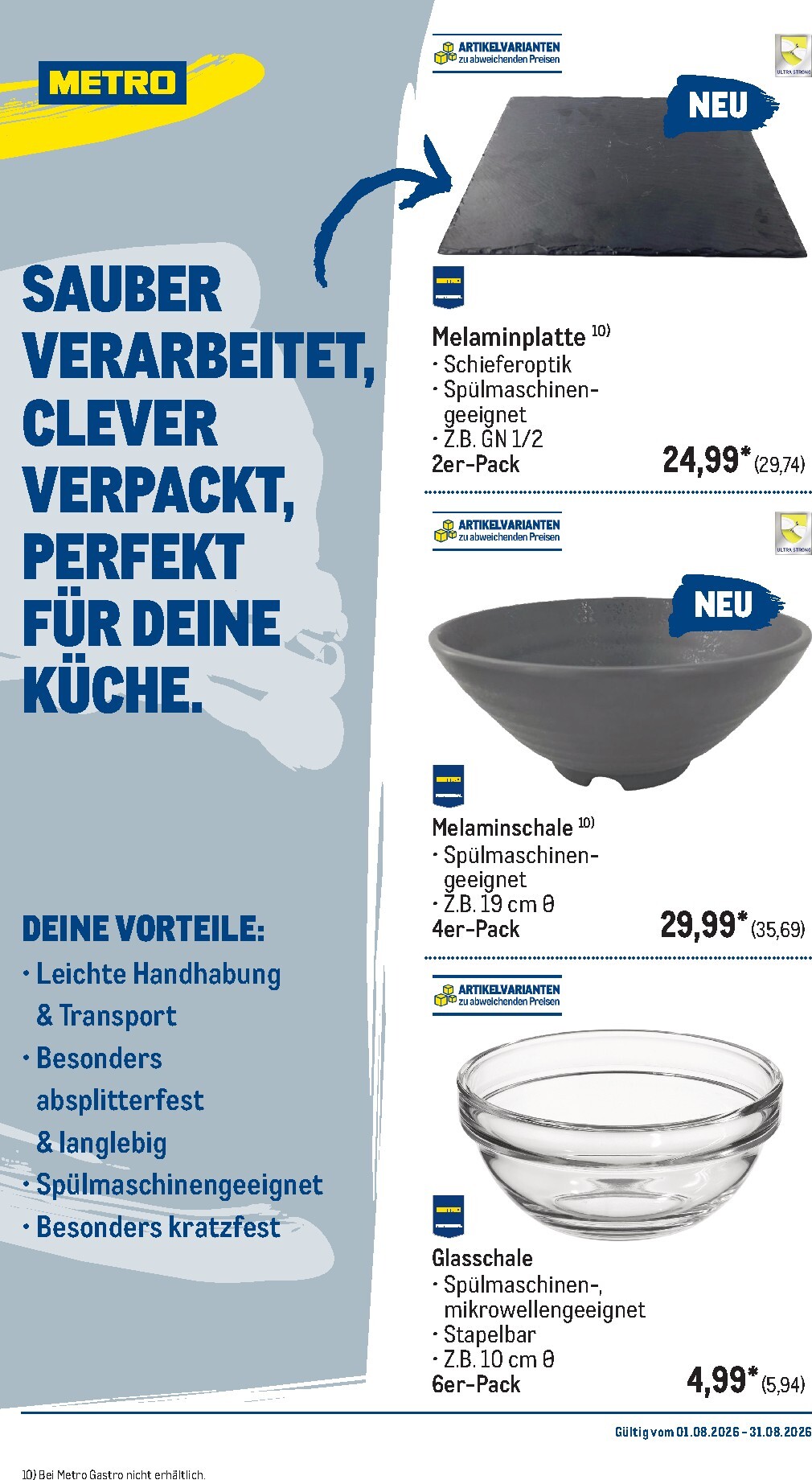 metro - Metro - Monats-Menü Prospekt nächste Woche – von Samstag 01.08.2026 bis Montag 31.08.2026 - page: 37