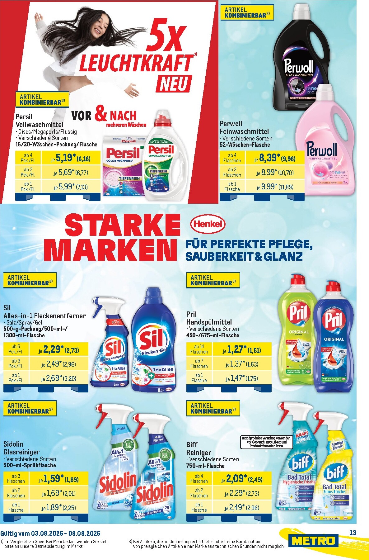 metro - Metro - Starke Marken Prospekt nächste Woche – von Montag 03.08.2026 bis Samstag 08.08.2026 - page: 13