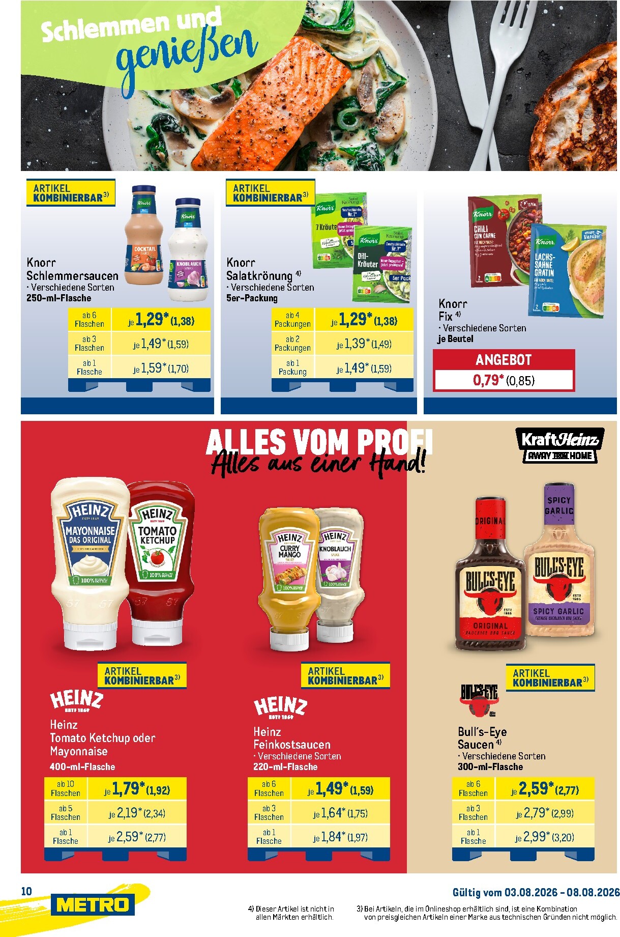 metro - Metro - Starke Marken Prospekt nächste Woche – von Montag 03.08.2026 bis Samstag 08.08.2026 - page: 10