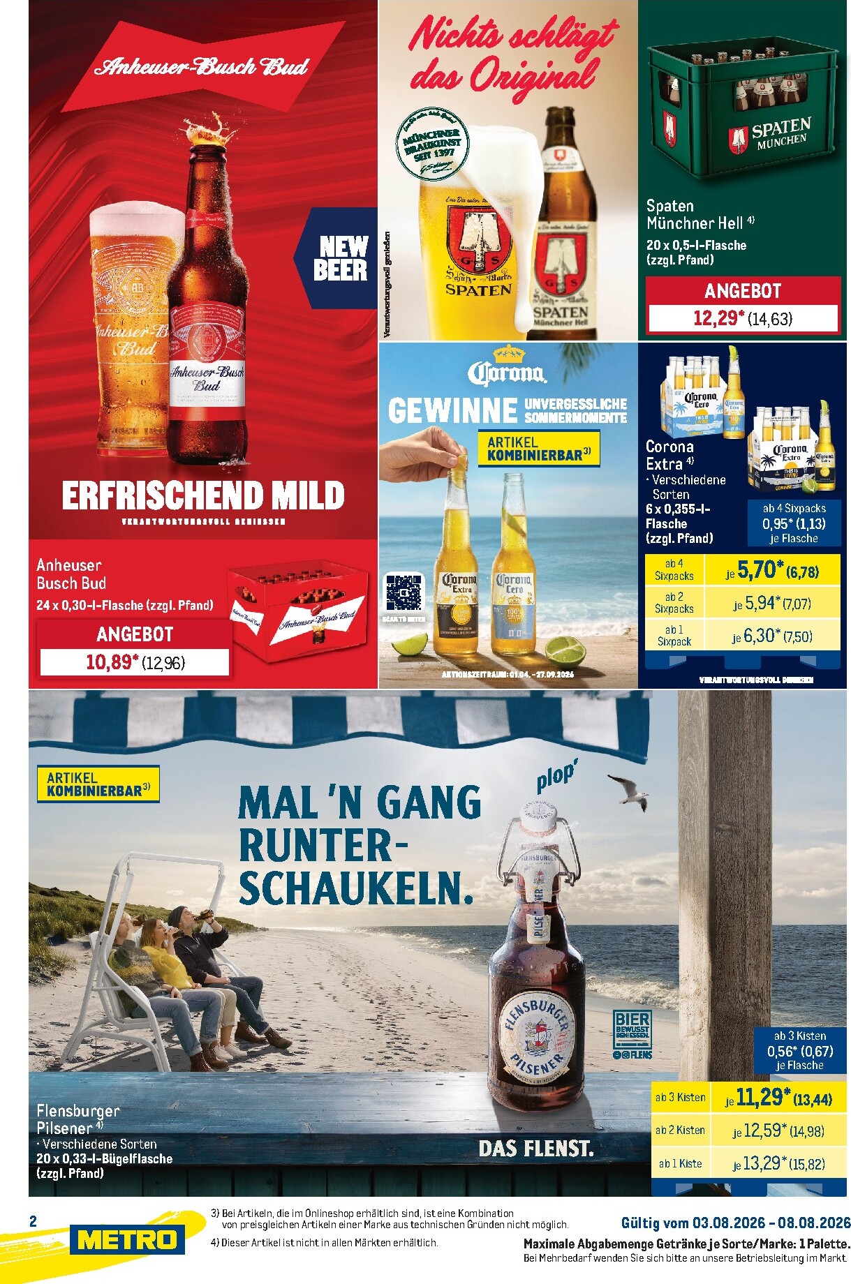 metro - Metro - Starke Marken Prospekt nächste Woche – von Montag 03.08.2026 bis Samstag 08.08.2026 - page: 2