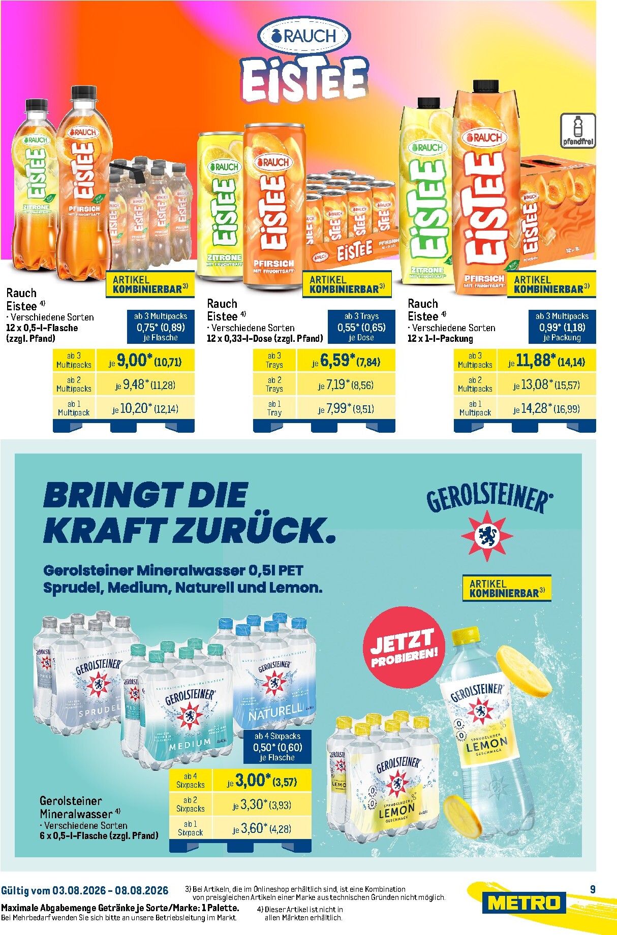 metro - Metro - Starke Marken Prospekt nächste Woche – von Montag 03.08.2026 bis Samstag 08.08.2026 - page: 9