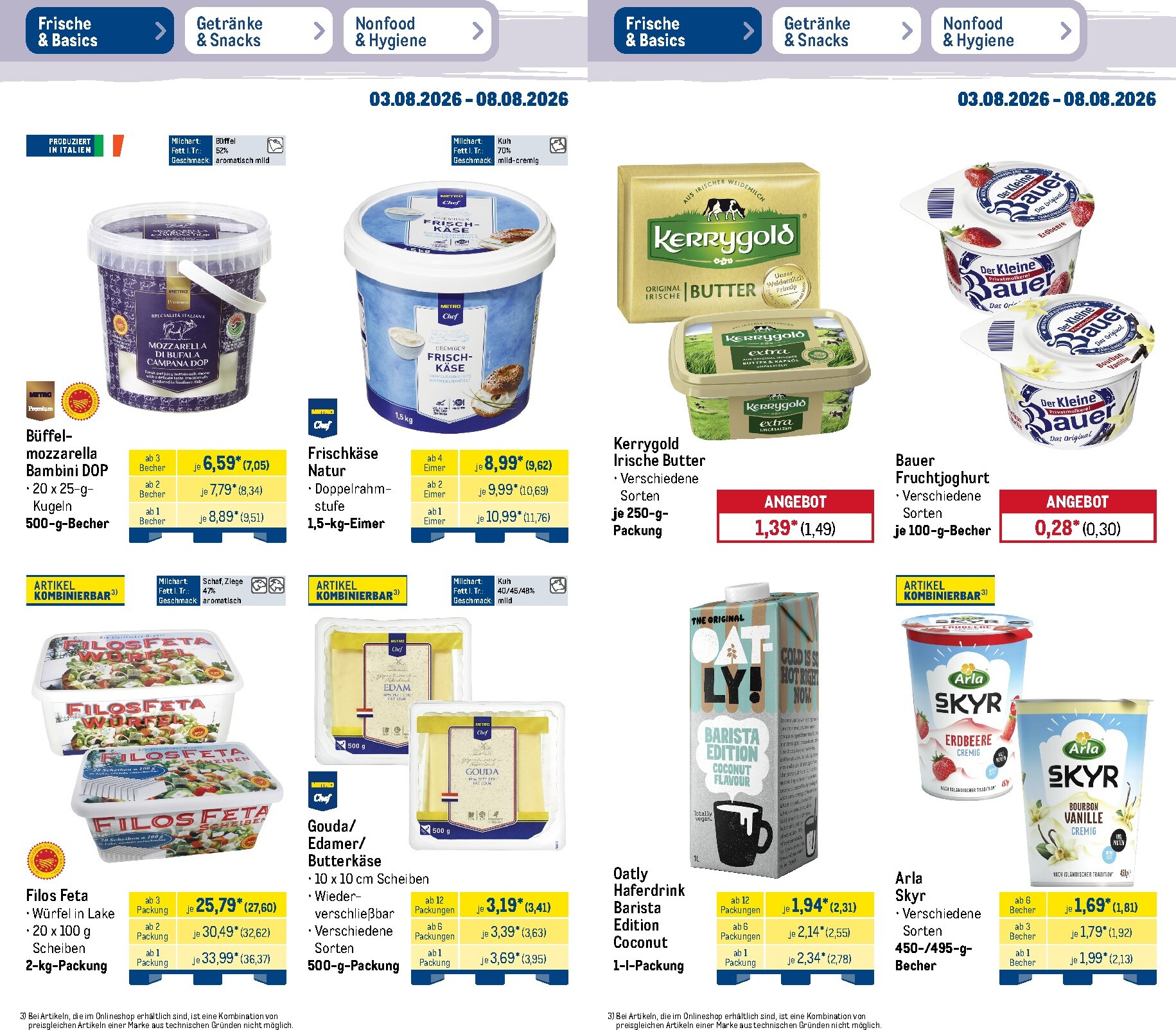 metro - Metro - Frische & Basics Prospekt nächste Woche – von Montag 03.08.2026 bis Samstag 08.08.2026 - page: 8