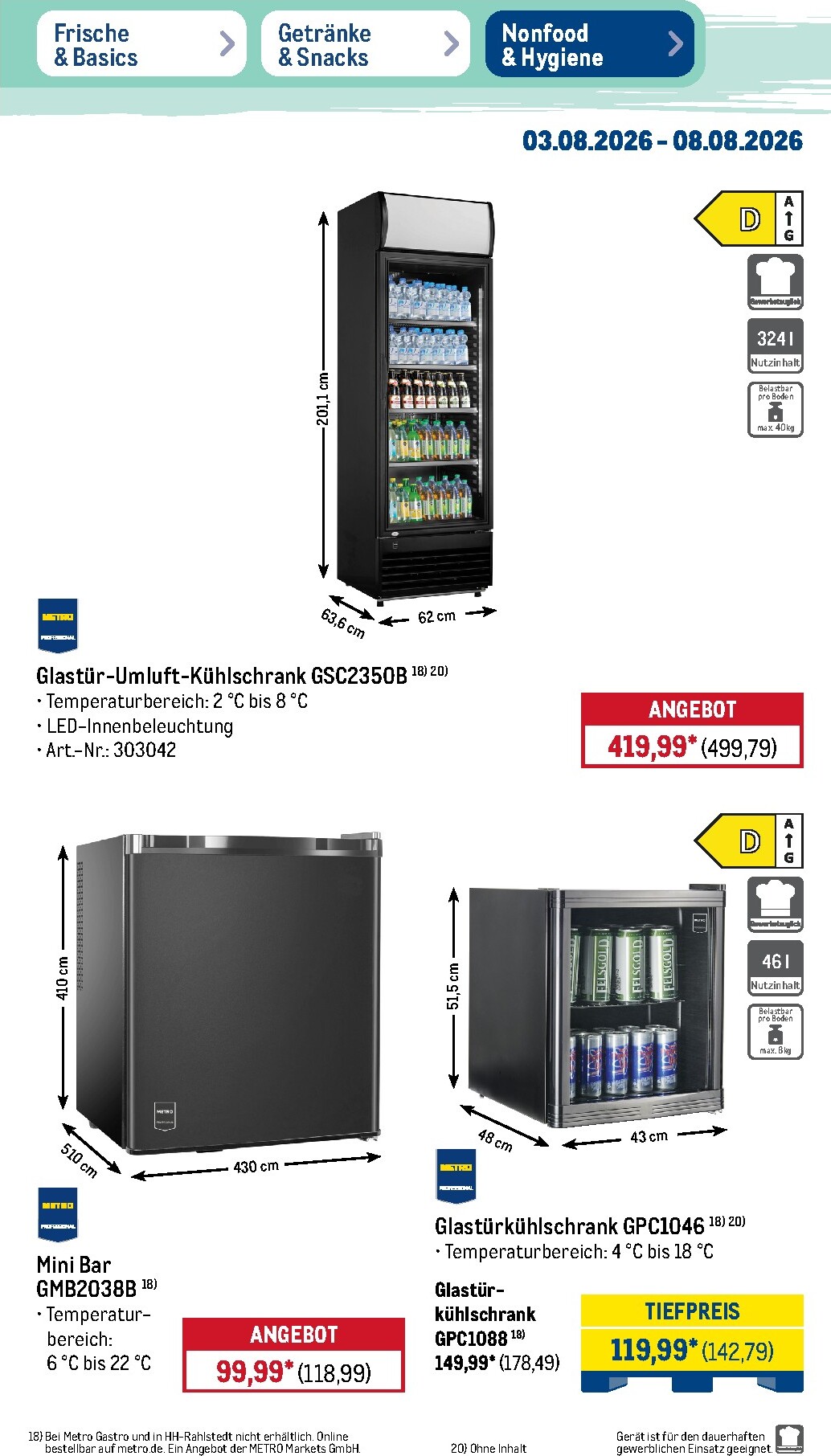 metro - Metro - Non Food & Hygiene Prospekt nächste Woche – von Montag 03.08.2026 bis Samstag 08.08.2026 - page: 11
