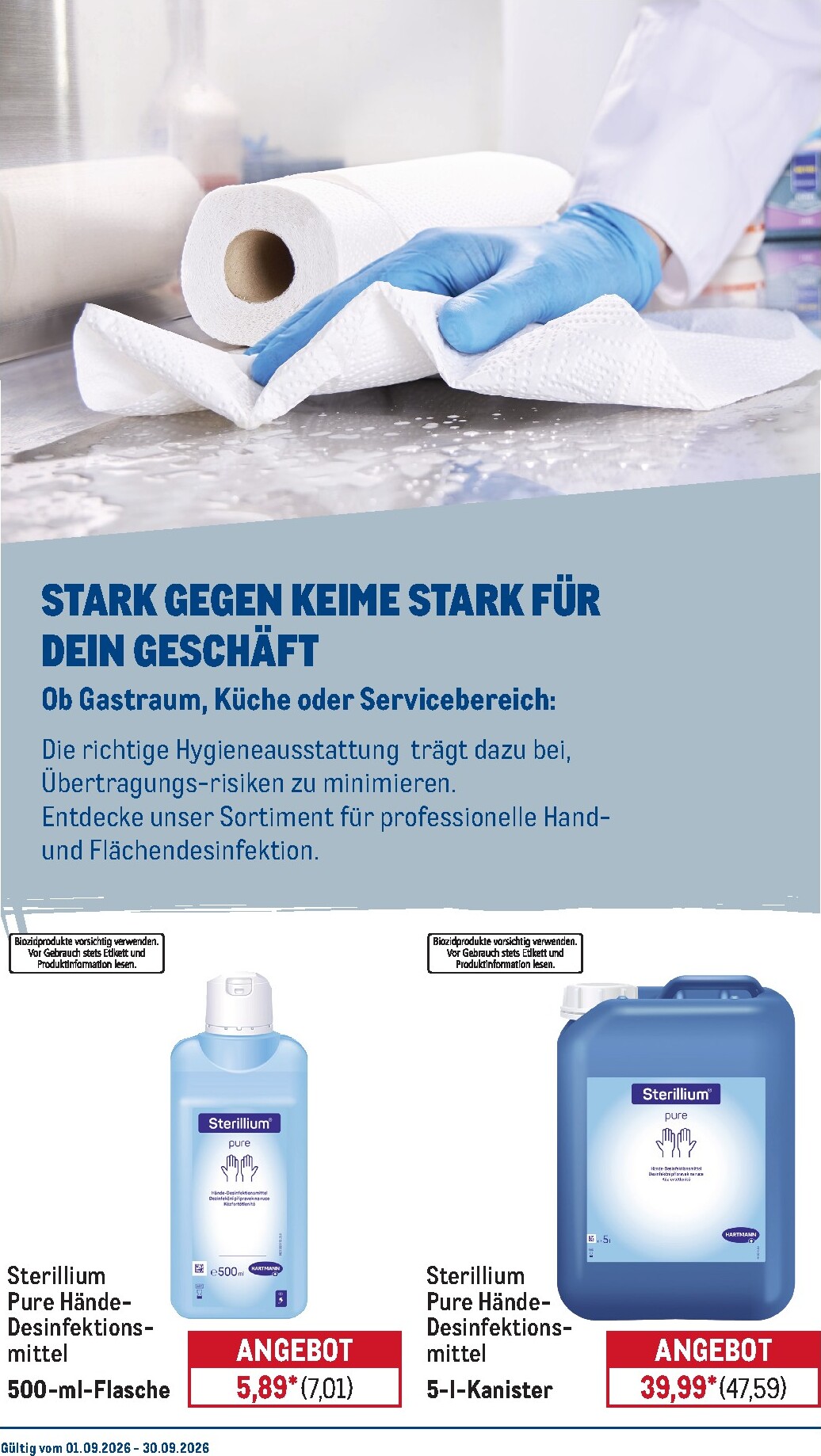 metro - Metro - Monats Menü Prospekt nächste Woche – von Dienstag 01.09.2026 bis Mittwoch 30.09.2026 - page: 30