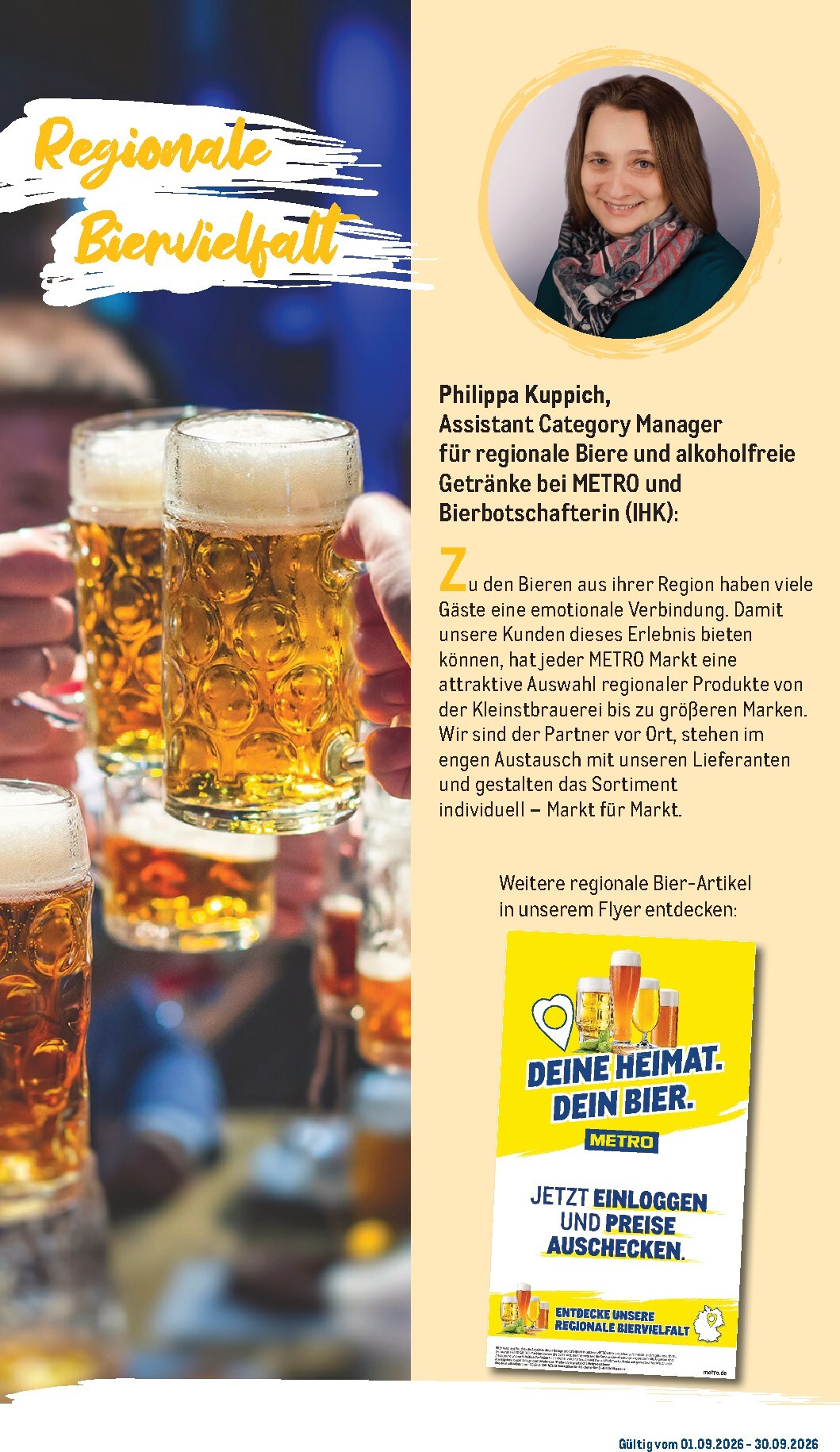 metro - Metro - Monats Menü Prospekt nächste Woche – von Dienstag 01.09.2026 bis Mittwoch 30.09.2026 - page: 23
