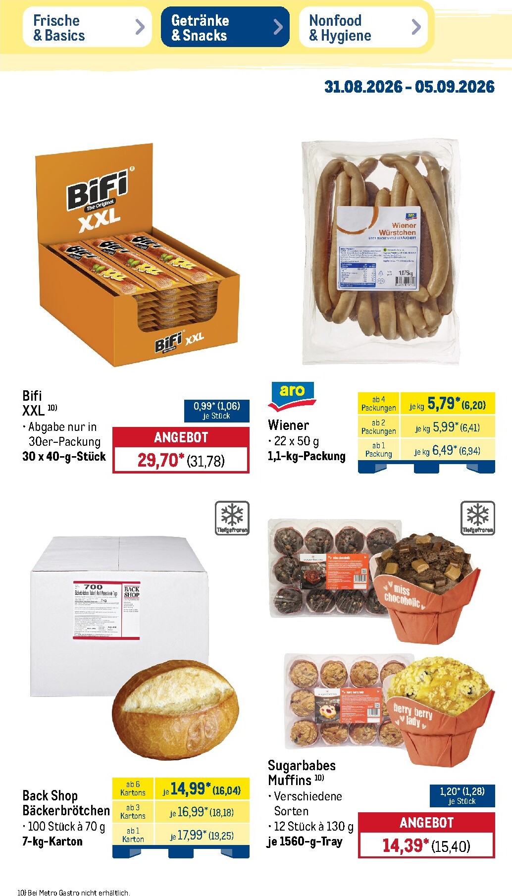 metro - Metro - NonFood Prospekt nächste Woche – von Montag 31.08.2026 bis Samstag 05.09.2026 - page: 34
