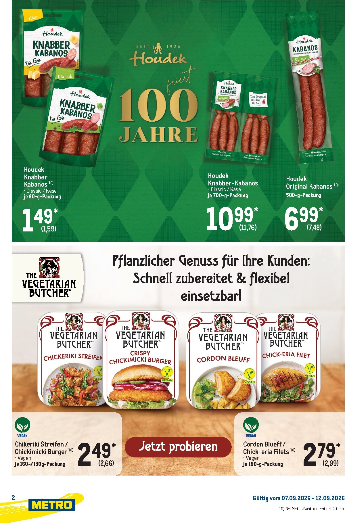 metro - Metro - Starke Marken Prospekt nächste Woche – von Montag 07.09.2026 bis Samstag 12.09.2026 - page: 2
