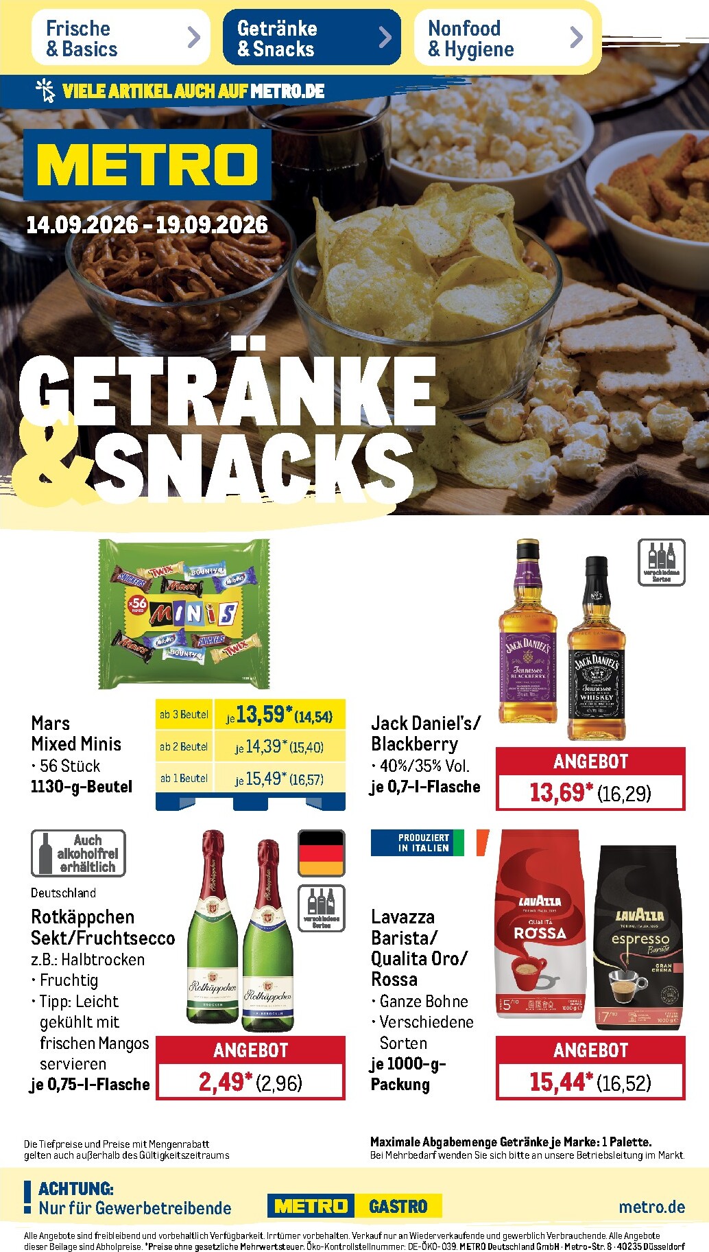 metro - Metro Prospekt nächste Woche – von Montag 14.09.2026 bis Samstag 19.09.2026 - page: 21