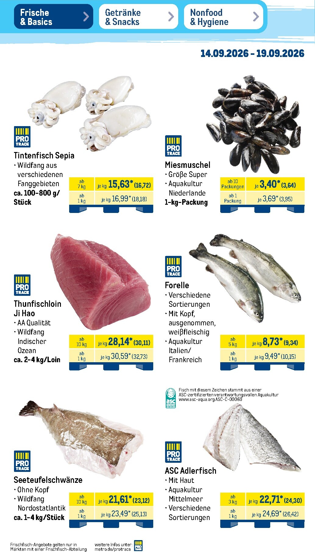 metro - Metro Prospekt nächste Woche – von Montag 14.09.2026 bis Samstag 19.09.2026 - page: 6