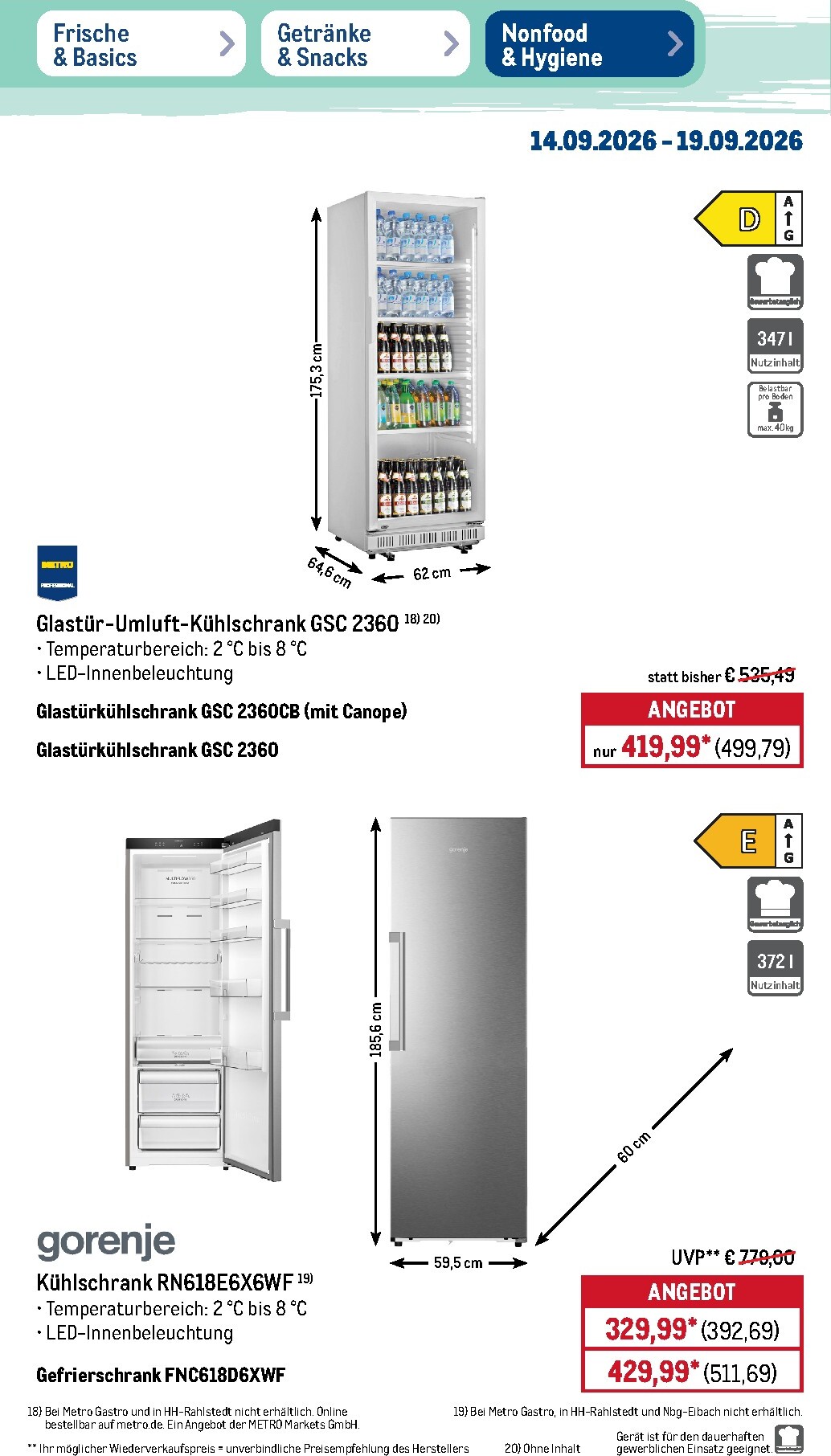 metro - Metro - NonFood Prospekt nächste Woche – von Montag 14.09.2026 bis Samstag 19.09.2026 - page: 11
