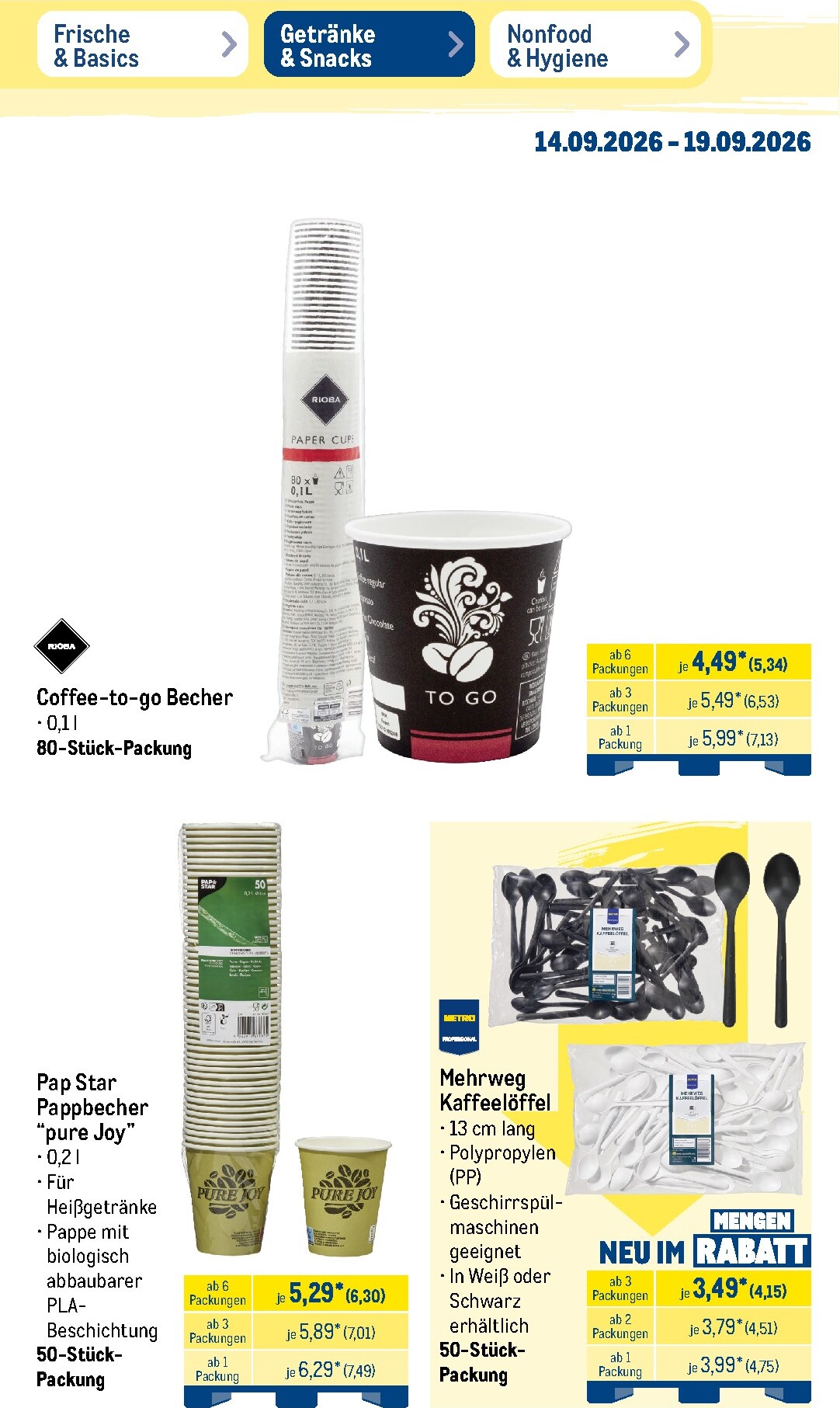 metro - Metro - NonFood Prospekt nächste Woche – von Montag 14.09.2026 bis Samstag 19.09.2026 - page: 28