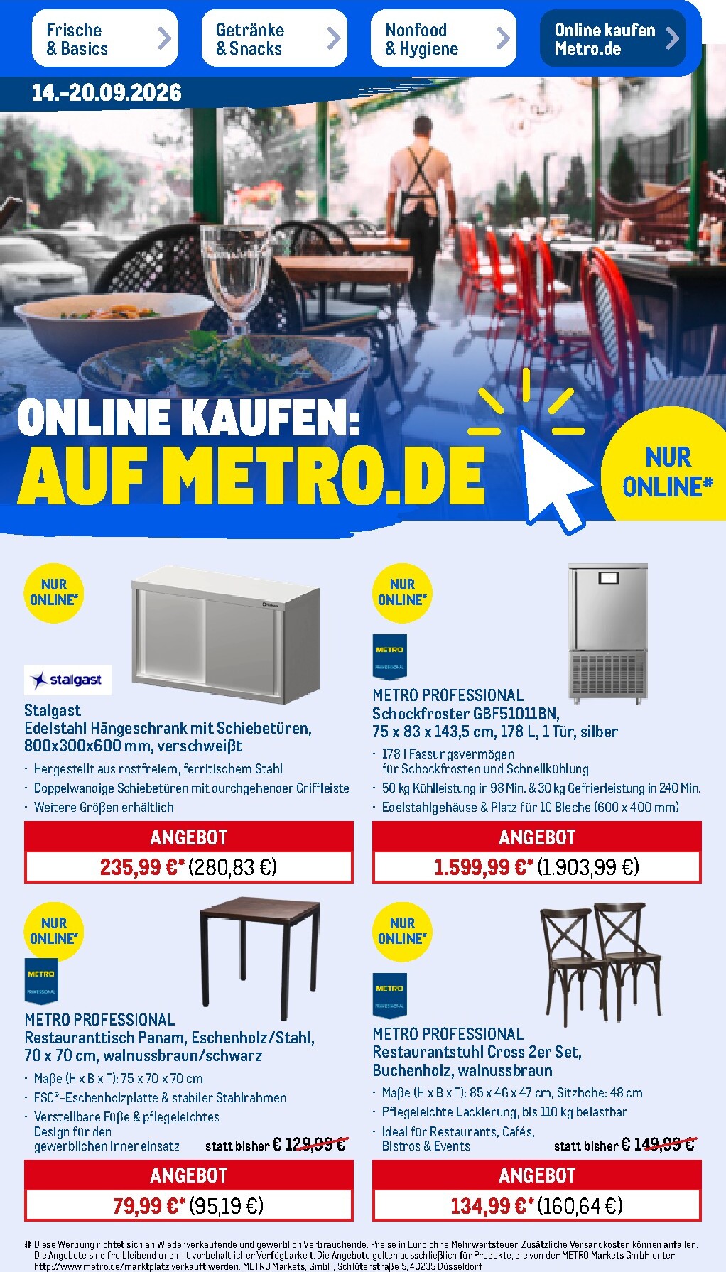 metro - Metro - NonFood Prospekt – von Montag 14.09.2026 bis Samstag 19.09.2026 - page: 15