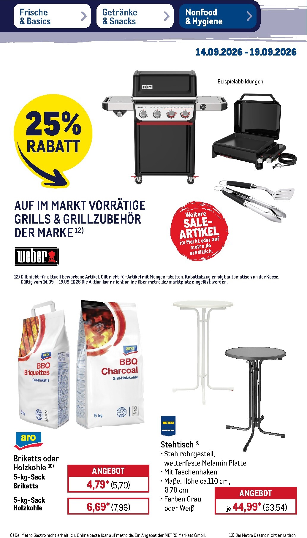 metro - Metro - NonFood Prospekt – von Montag 14.09.2026 bis Samstag 19.09.2026 - page: 9