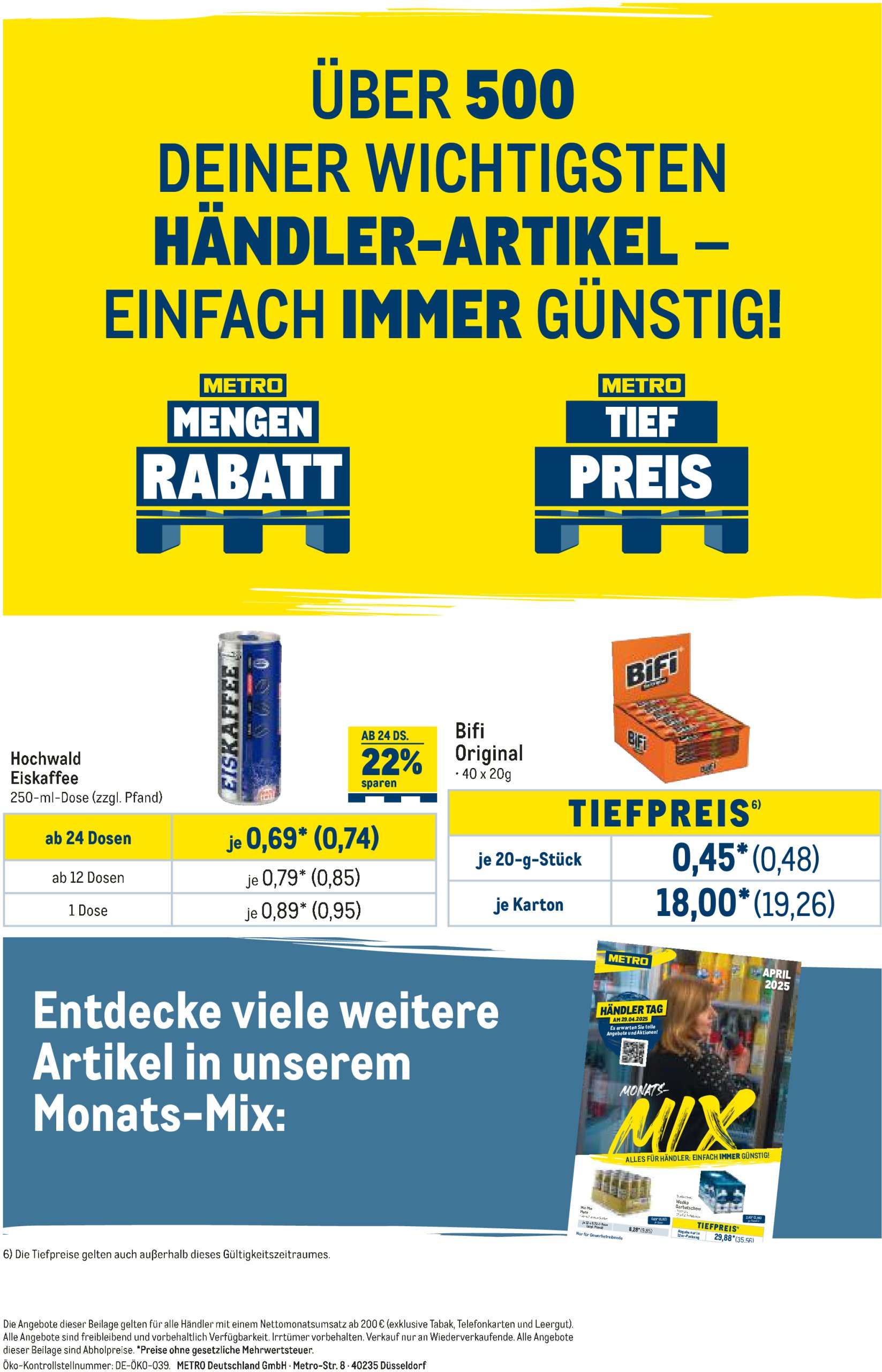metro - Metro - Wochen-Angebote Händler-Prospekt gültig von 10.04. bis 23.04. - page: 3