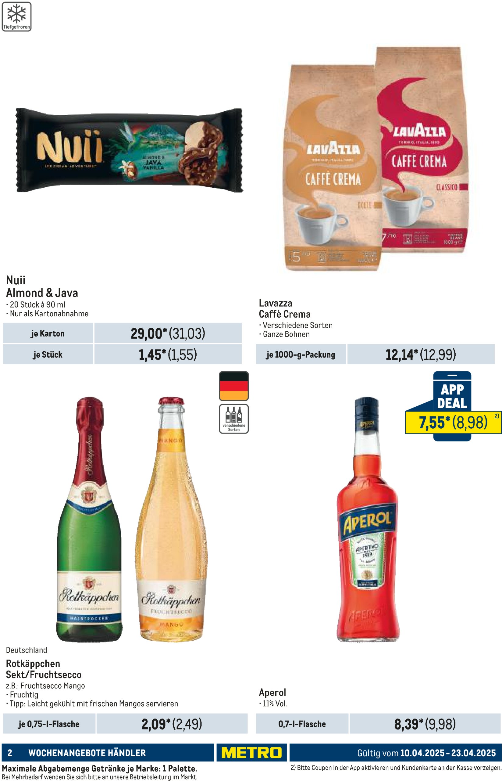 metro - Metro - Wochen-Angebote Händler-Prospekt gültig von 10.04. bis 23.04. - page: 2