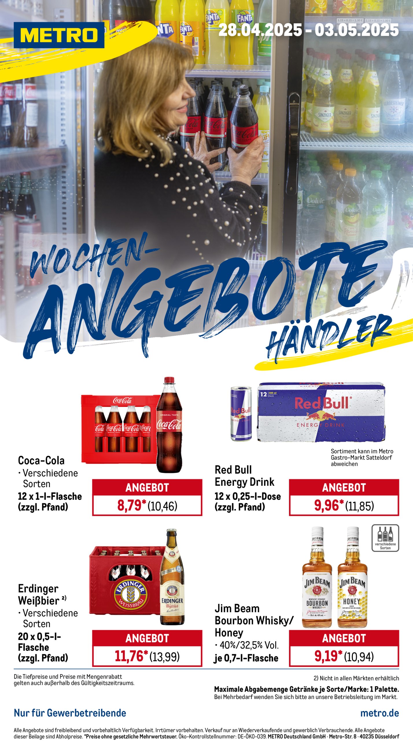 metro - Metro - Wochen-Angebote Händler-Prospekt gültig von 28.04. bis 03.05.
