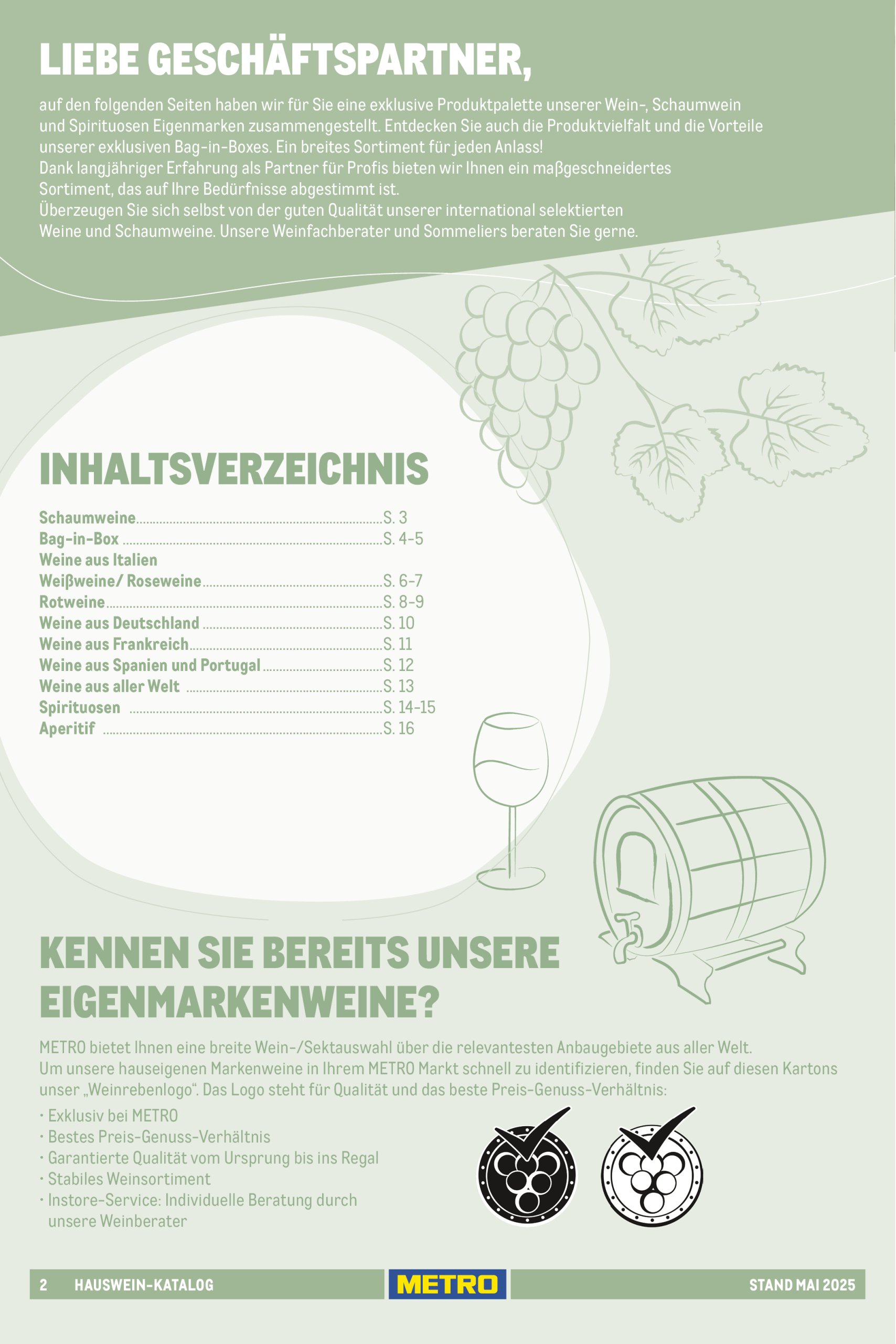 metro - Metro - Hauswein-Katalog-Prospekt gültig von 01.05. bis 30.09. - page: 2