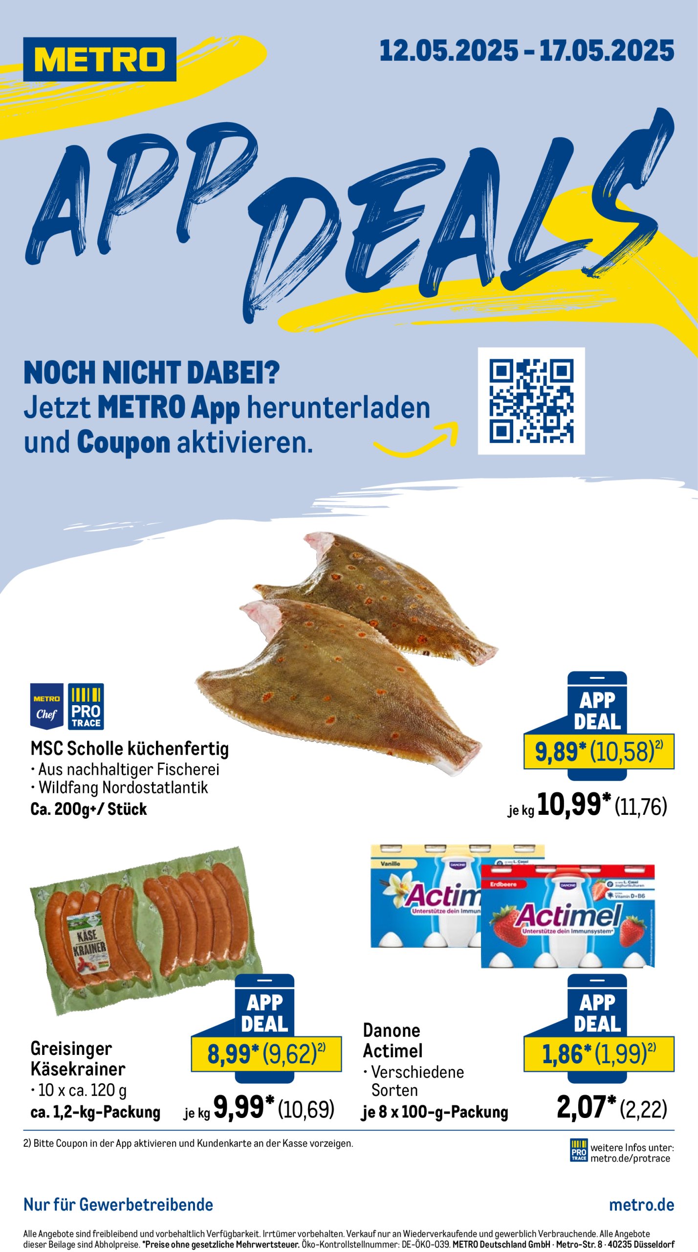 metro - Metro - App Deals-Prospekt gültig von 12.05. bis 17.05.
