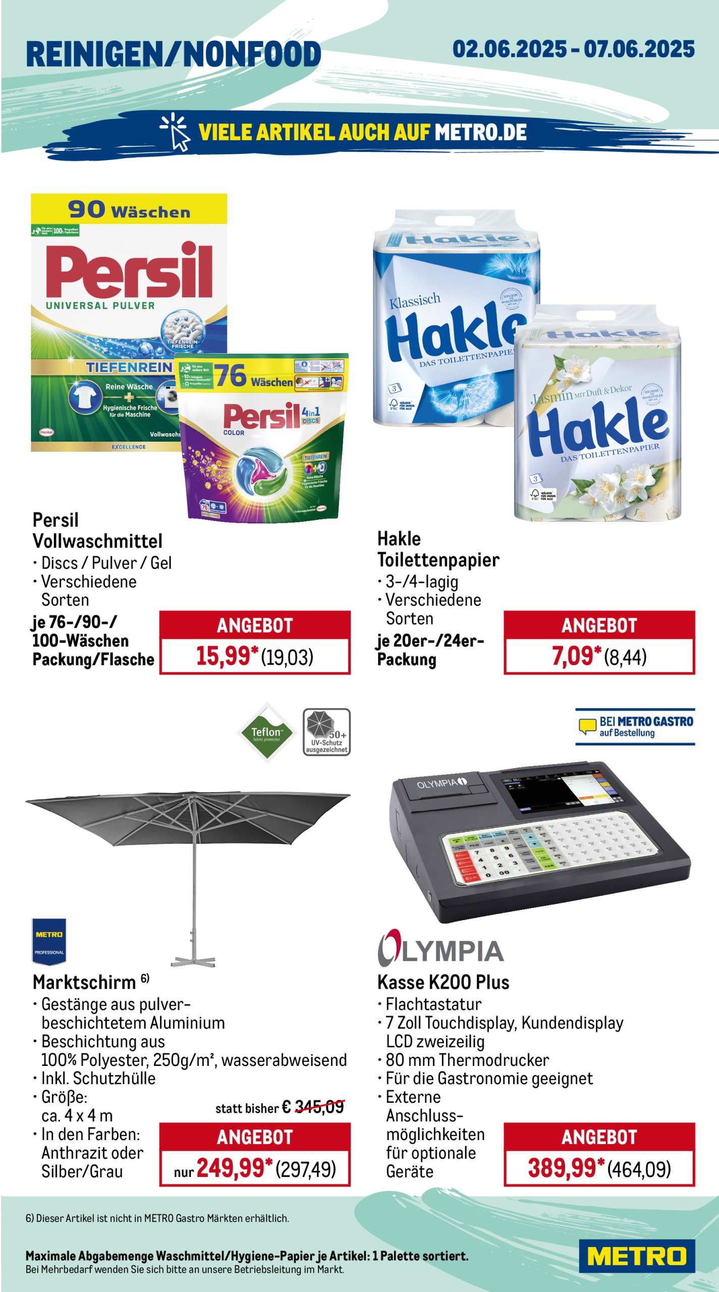 metro - Metro - Wochen-Angebote Gastro-Prospekt gültig von 02.06. bis 07.06. - page: 15