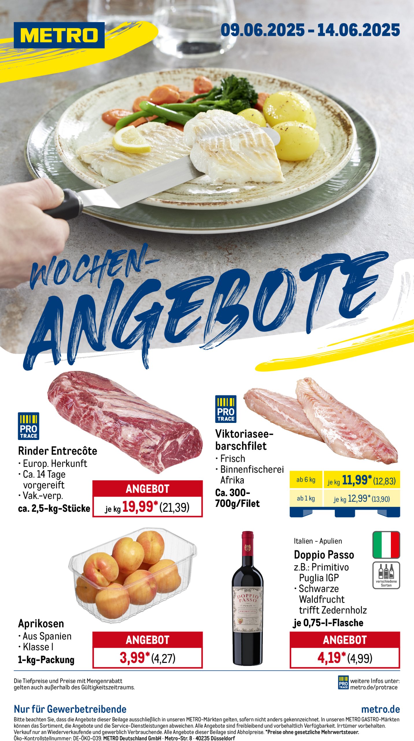 metro - Metro - Wochen-Angebote-Prospekt gültig vom 09.06. bis 14.06.