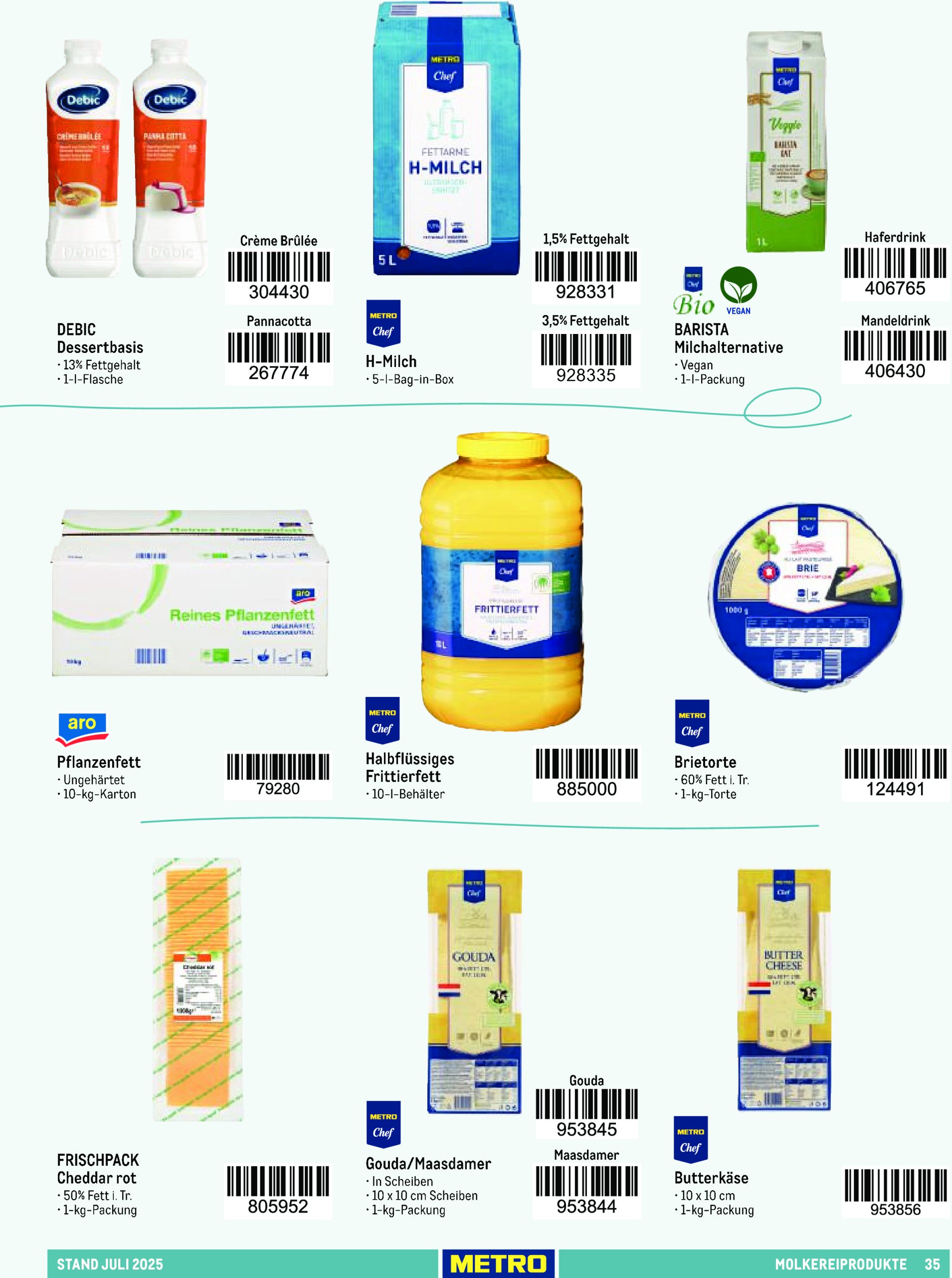 metro - Metro - Sortimentskatalog Lieferservice-Prospekt gültig vom 13.07. bis 30.09. - page: 35 metro - Metro - Sortimentskatalog Lieferservice-Prospekt gültig vom 13.07. bis 30.09. - page: 35