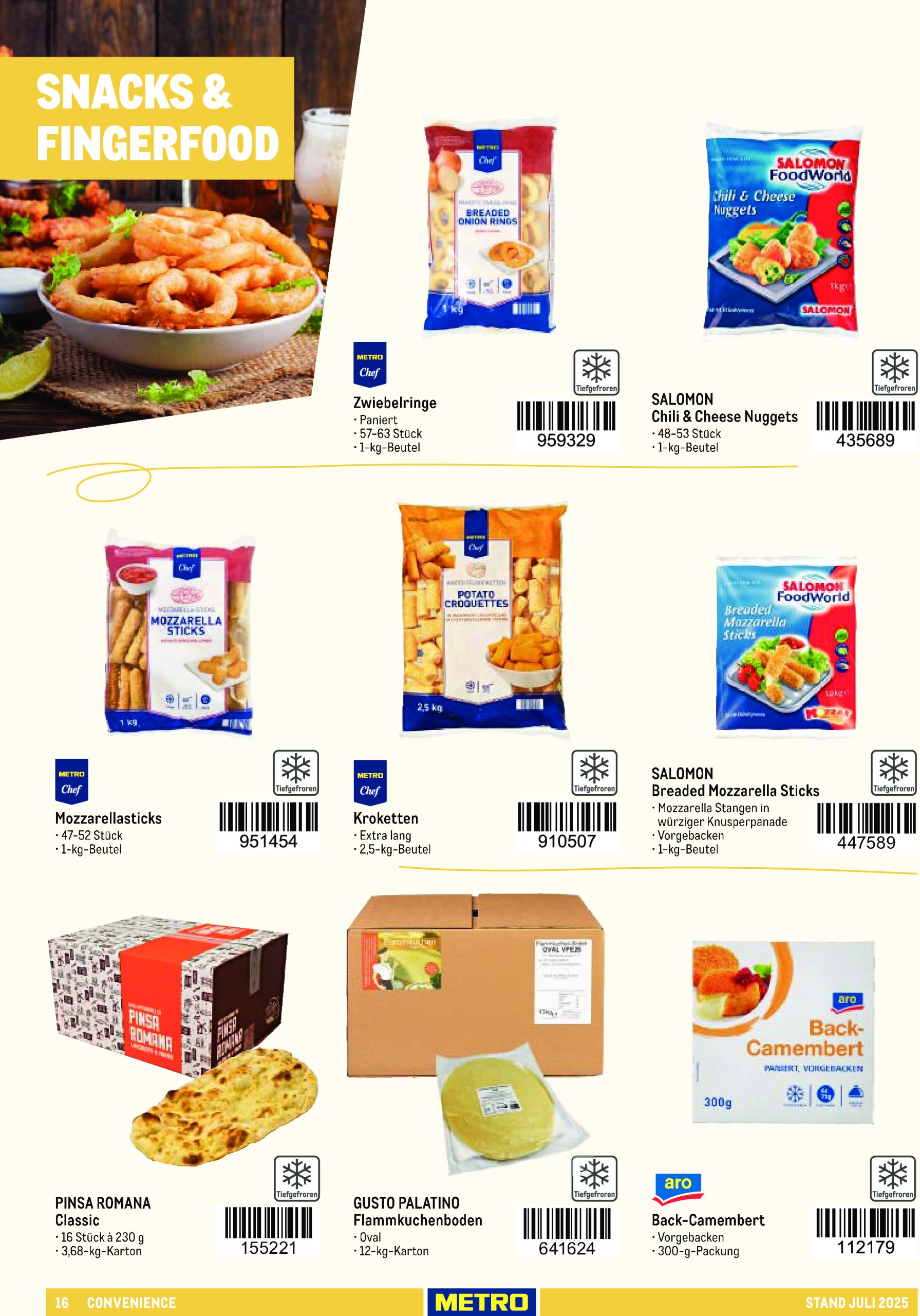 metro - Metro - Sortimentskatalog Lieferservice-Prospekt gültig vom 13.07. bis 30.09. - page: 16 metro - Metro - Sortimentskatalog Lieferservice-Prospekt gültig vom 13.07. bis 30.09. - page: 16