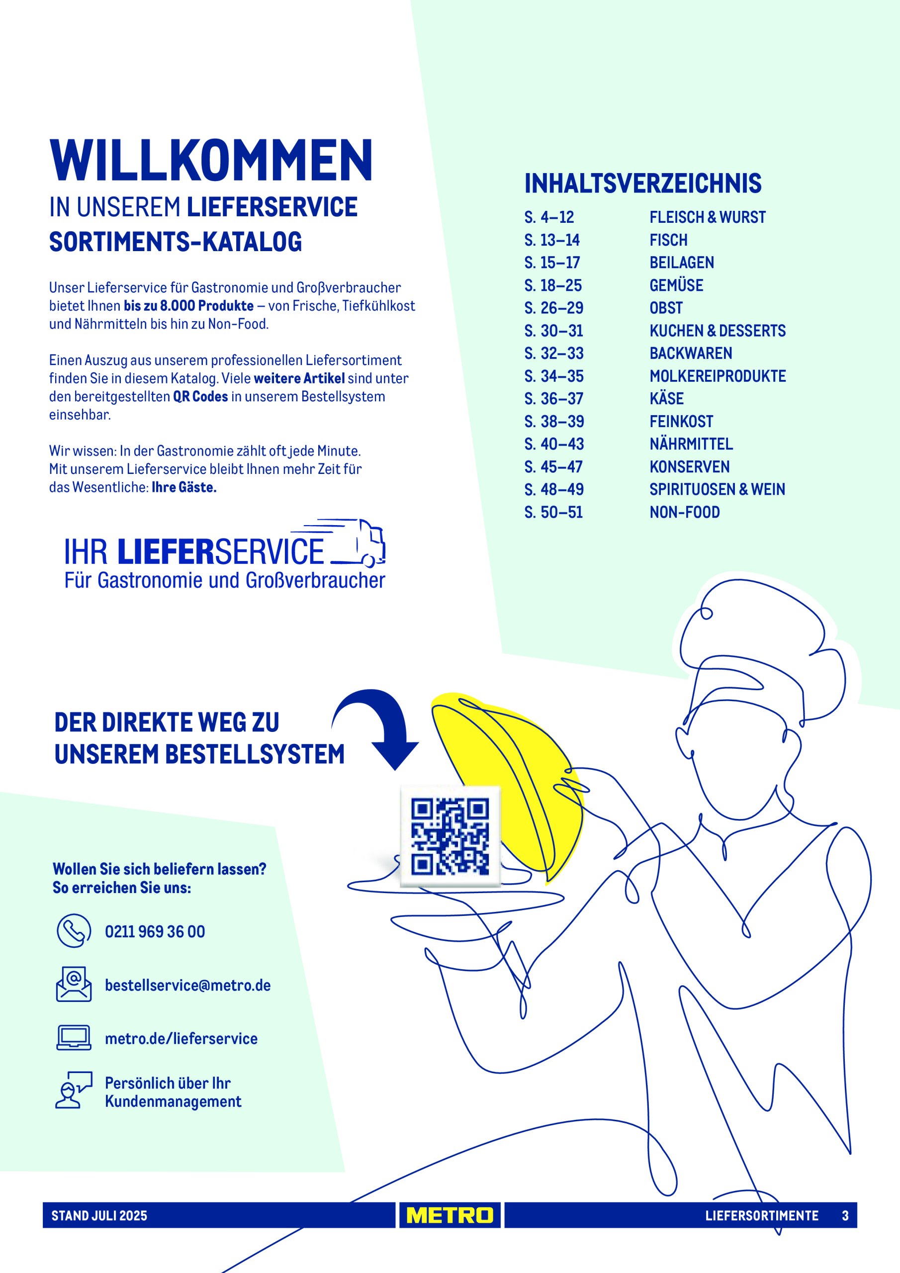 metro - Metro - Sortimentskatalog Lieferservice-Prospekt gültig vom 13.07. bis 30.09. - page: 3 metro - Metro - Sortimentskatalog Lieferservice-Prospekt gültig vom 13.07. bis 30.09. - page: 3
