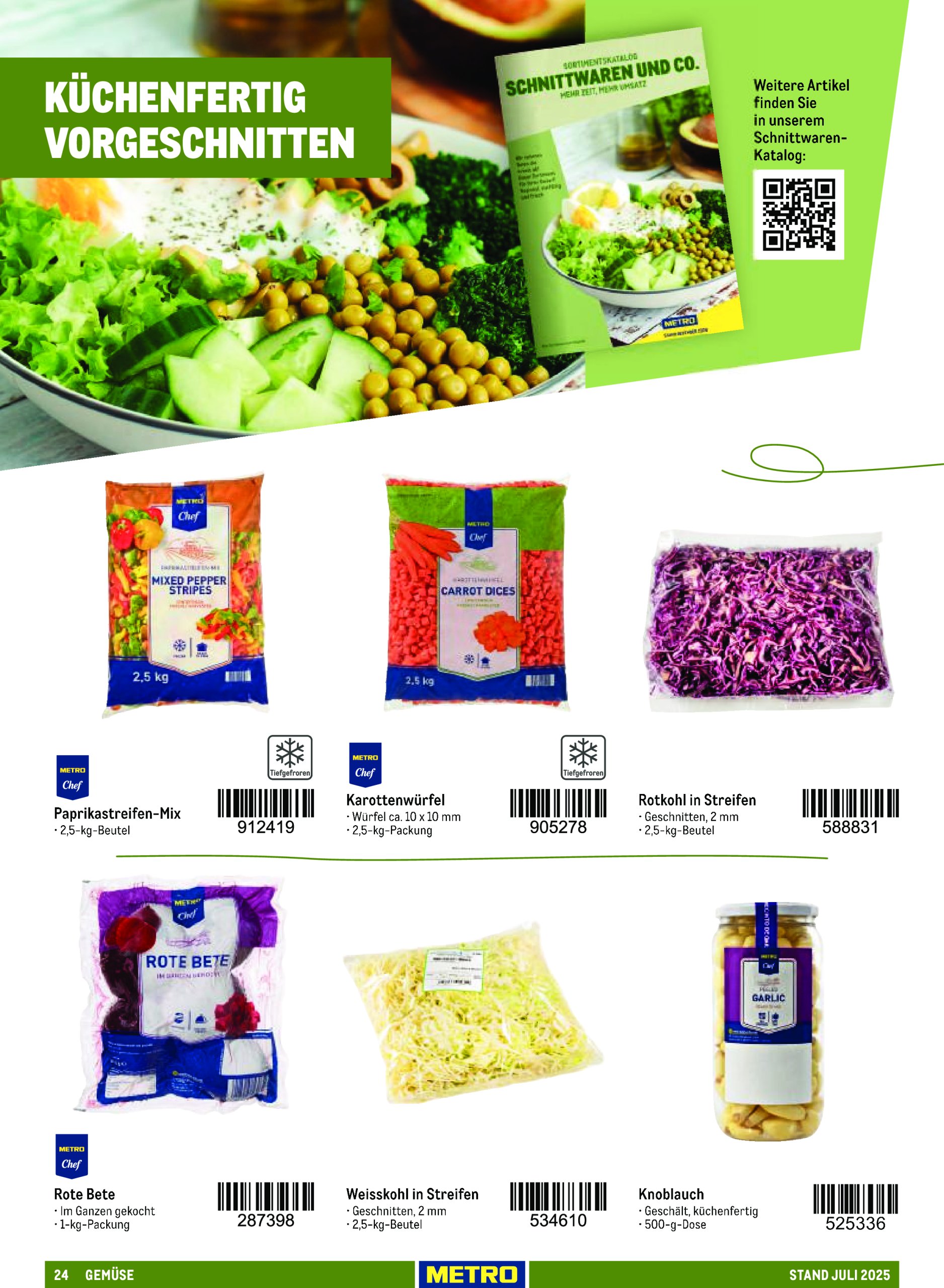 metro - Metro - Sortimentskatalog Lieferservice-Prospekt gültig vom 13.07. bis 30.09. - page: 24 metro - Metro - Sortimentskatalog Lieferservice-Prospekt gültig vom 13.07. bis 30.09. - page: 24