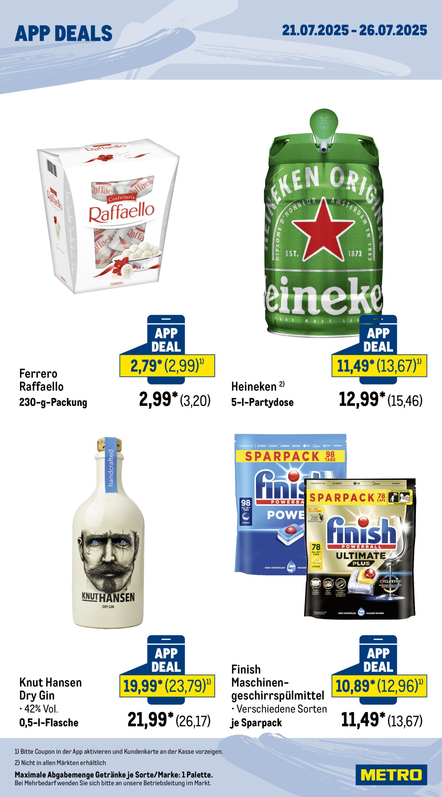 metro - Metro - App Deals-Prospekt gültig vom 21.07. bis 26.07. - page: 2