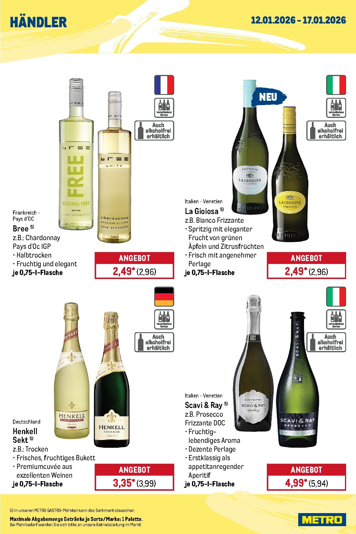 metro - Metro - Wochen-Angebote Händler-Prospekt gültig vom 12.01. bis 17.01. - page: 8