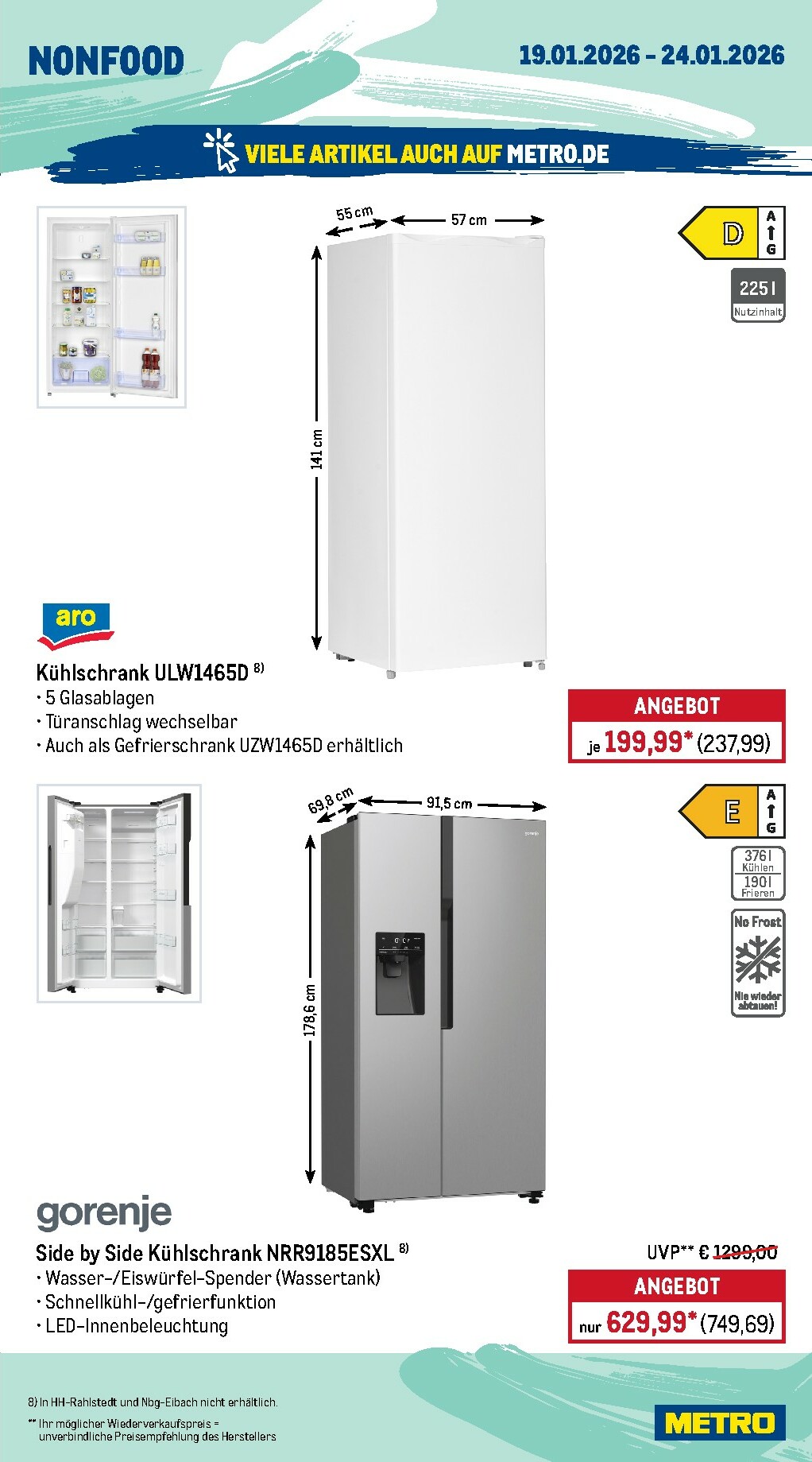 metro - Metro - Wochen-Angebote-Prospekt gültig vom 19.01. bis 24.01. - page: 19