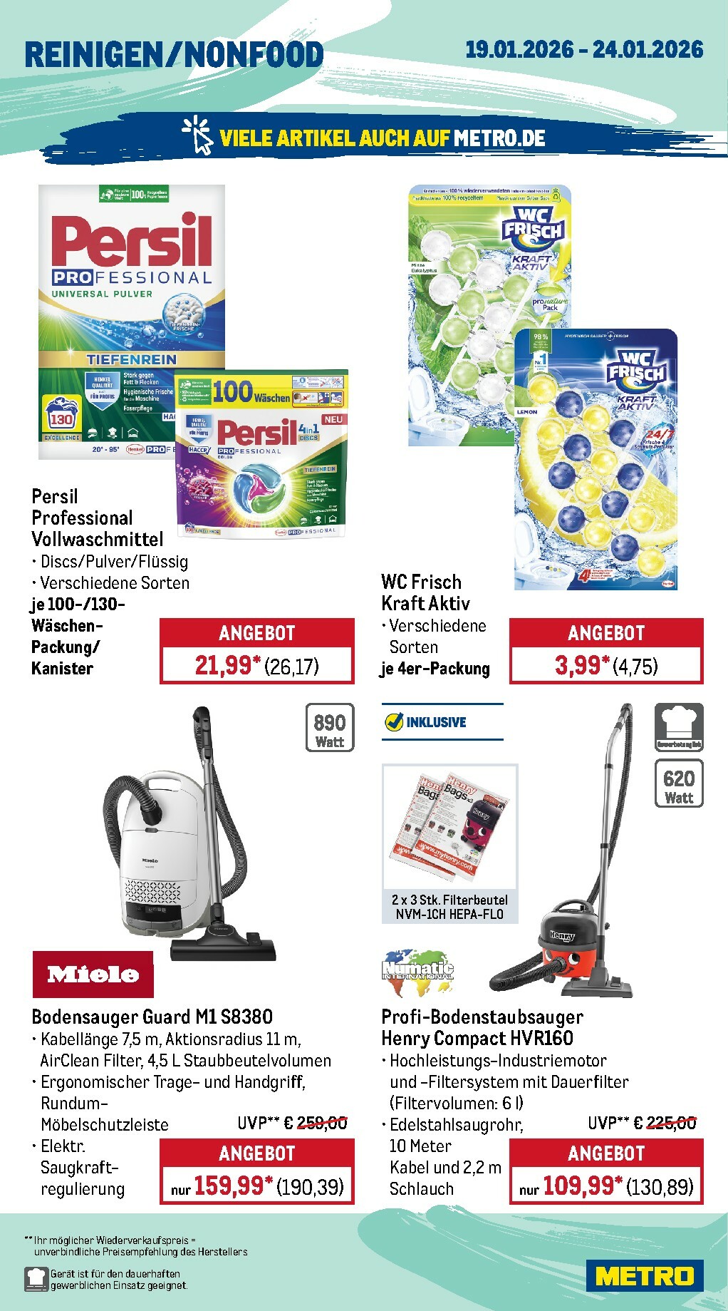 metro - Metro - Wochen-Angebote Gastro-Prospekt gültig vom 19.01. bis 24.01. - page: 18