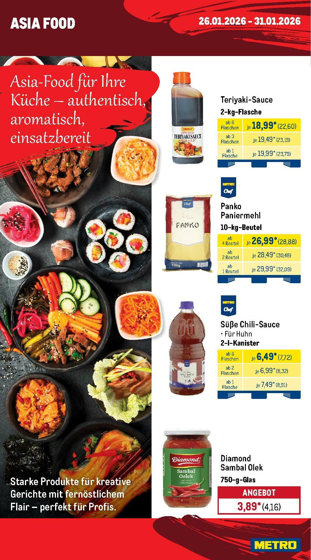 metro - Metro - Wochen-Angebote Gastro-Prospekt gültig vom 26.01. bis 31.01. - page: 13