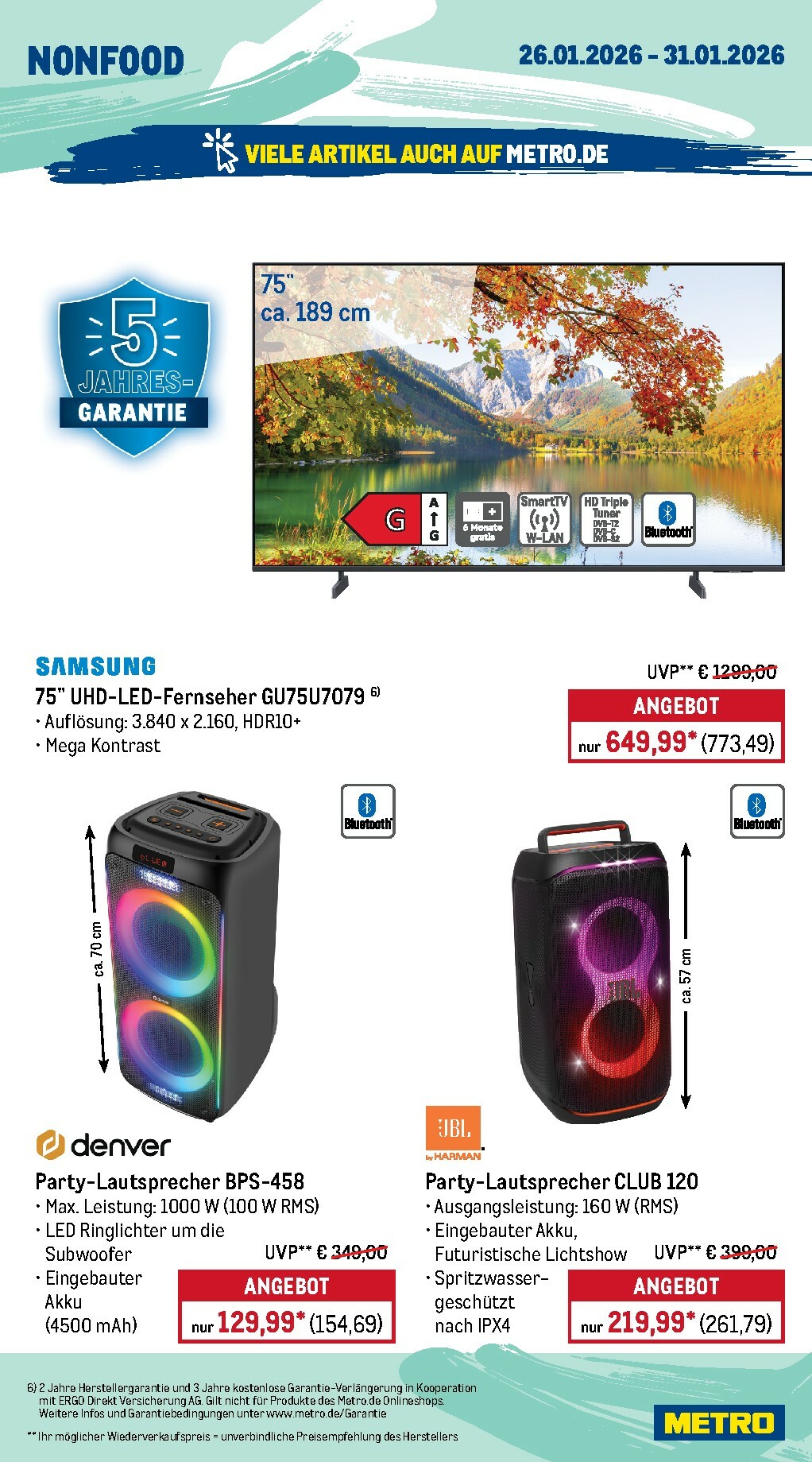 metro - Metro - Wochen-Angebote-Prospekt gültig vom 26.01. bis 31.01. - page: 23