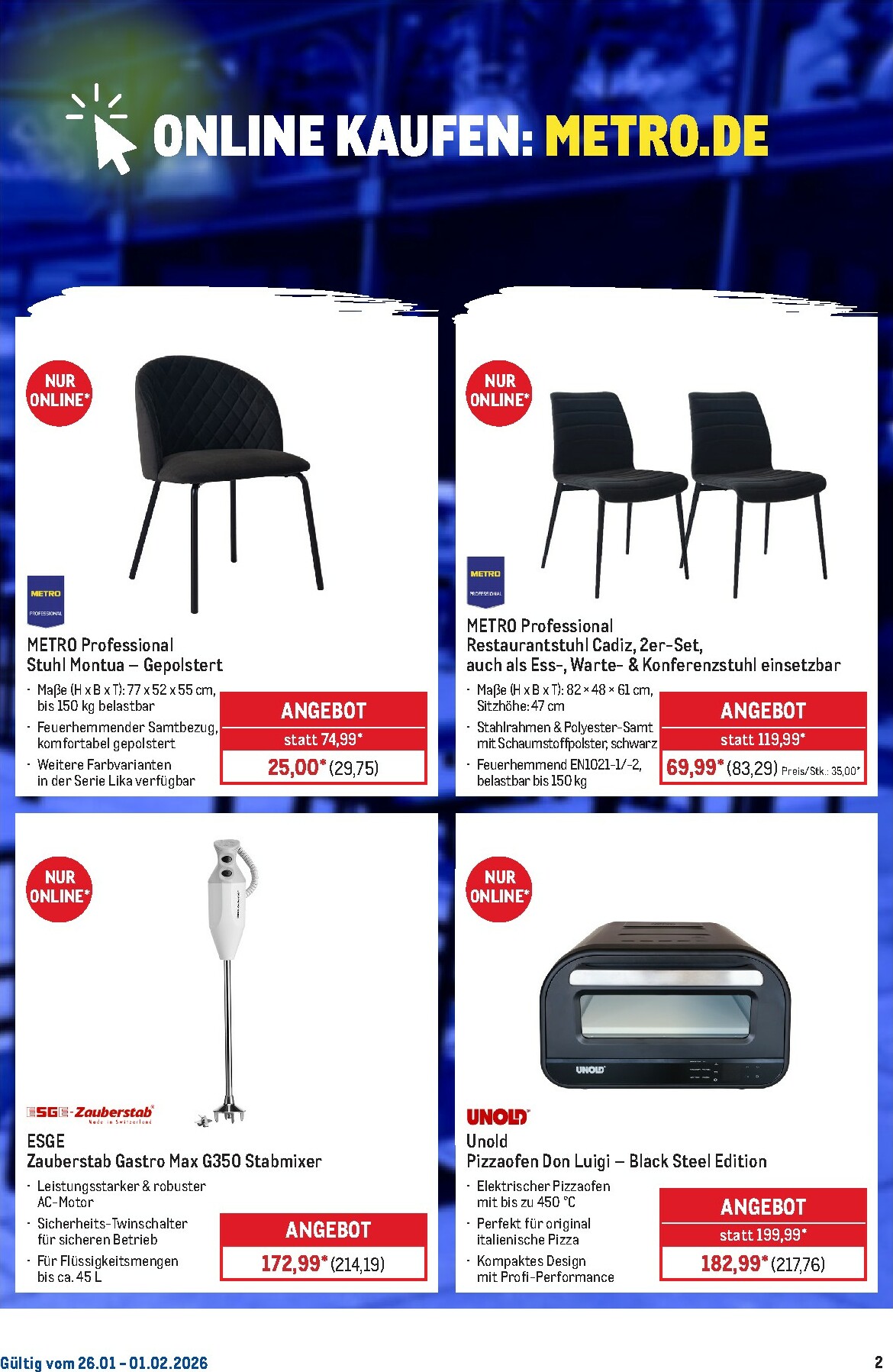 metro - Metro - Online: Wochen-Angebote-Prospekt gültig vom 26.01. bis 01.02. - page: 2