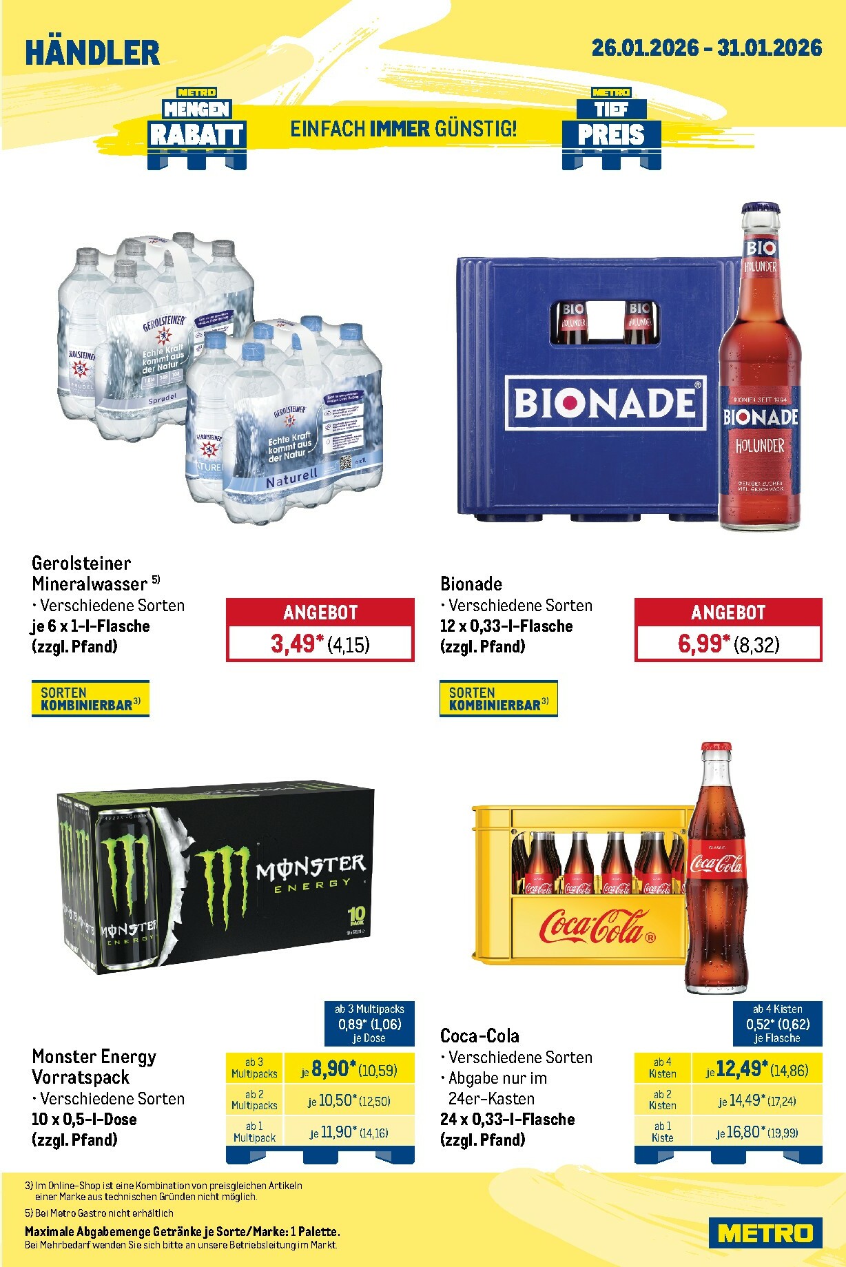 metro - Metro - Wochen-Angebote Händler-Prospekt gültig vom 26.01. bis 31.01. - page: 3