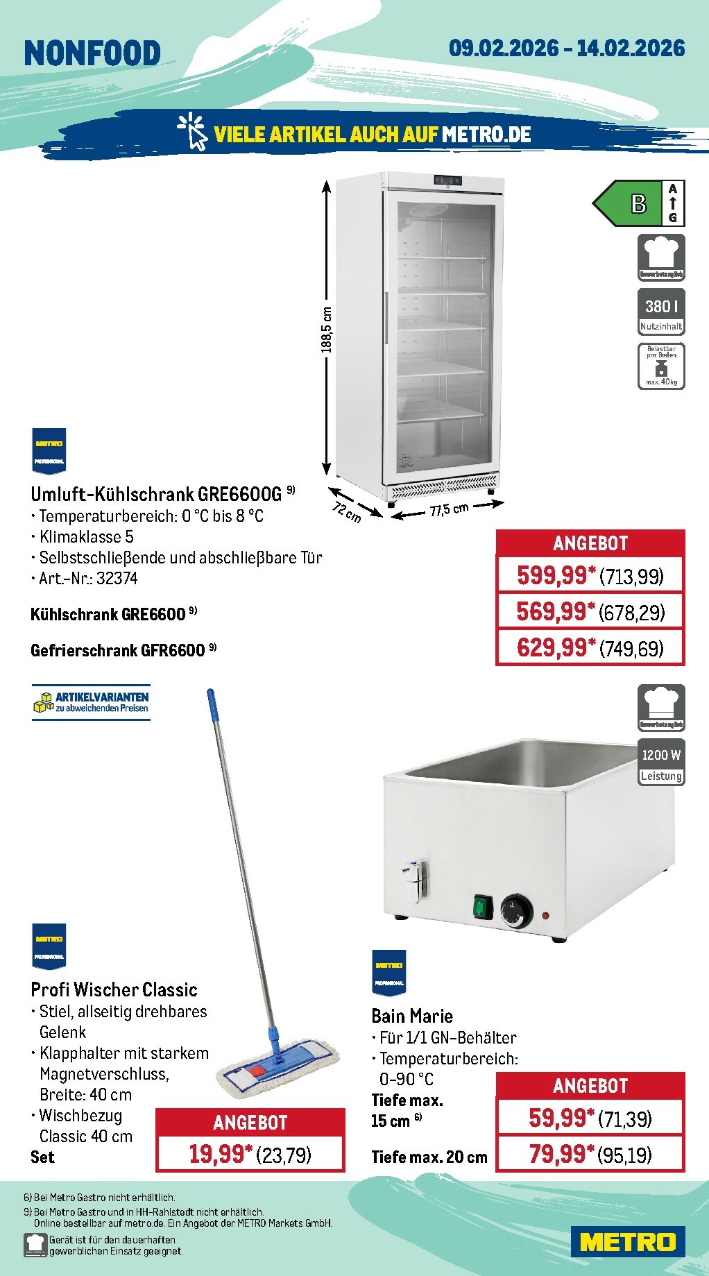 metro - Metro - Wochen-Angebote Gastro-Prospekt gültig vom 09.02.2026 bis 14.02.2026 - page: 20