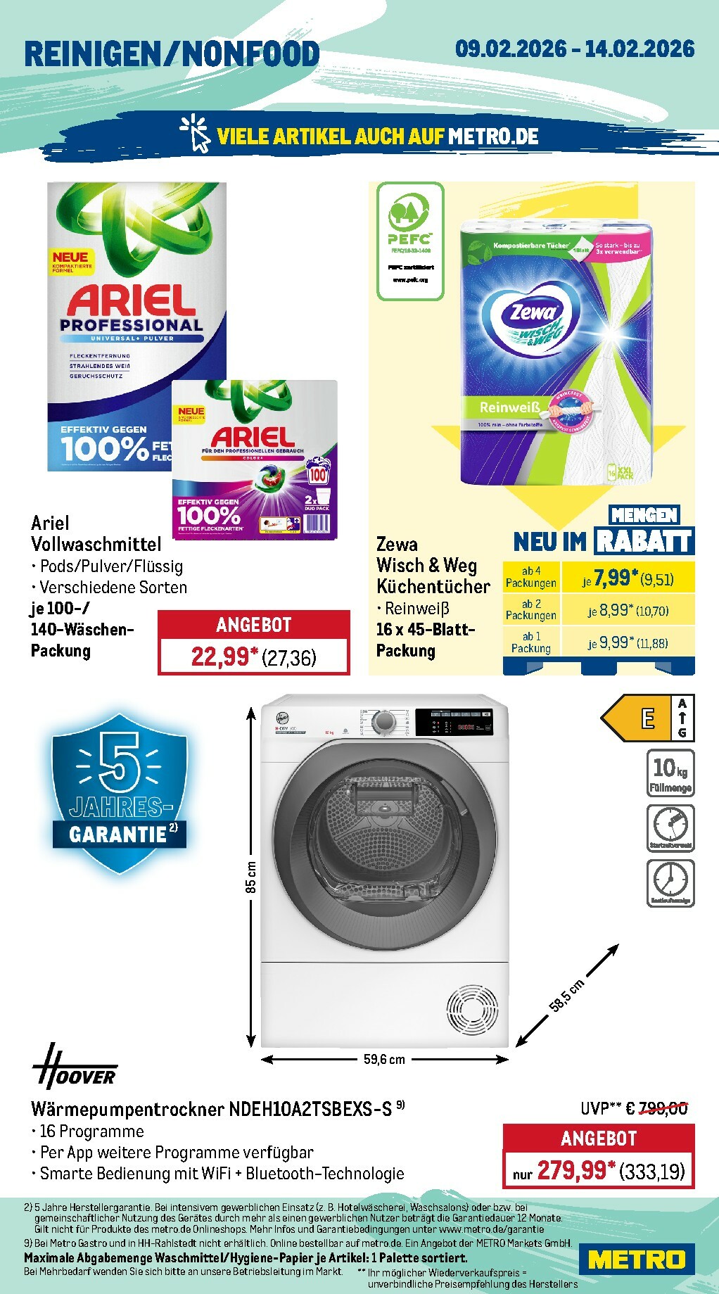 metro - Metro - Wochen-Angebote Gastro-Prospekt gültig vom 09.02.2026 bis 14.02.2026 - page: 19
