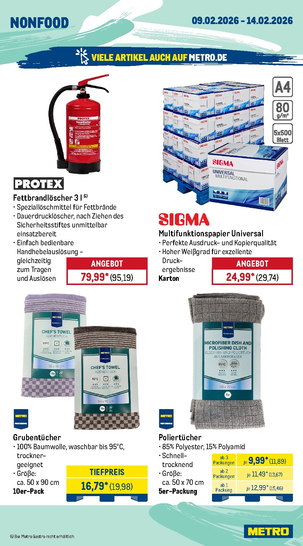 metro - Metro - Wochen-Angebote Gastro-Prospekt gültig vom 09.02.2026 bis 14.02.2026 - page: 22