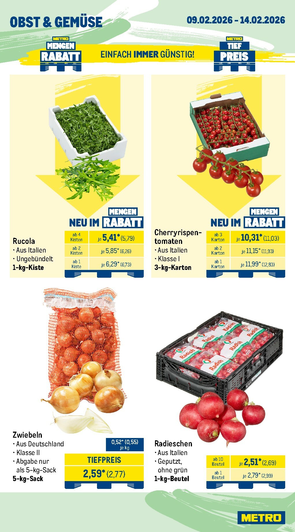 metro - Metro - Wochen-Angebote Gastro-Prospekt gültig vom 09.02.2026 bis 14.02.2026 - page: 8