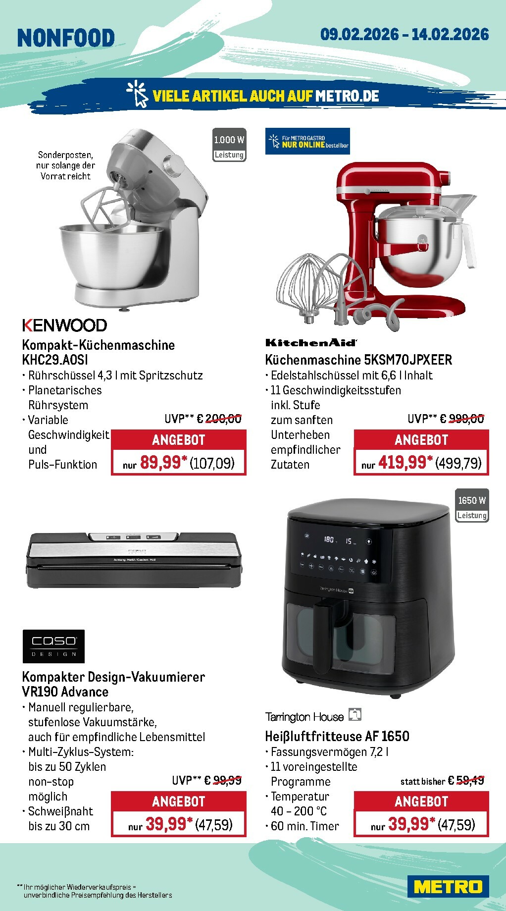 metro - Metro - Wochen-Angebote-Prospekt gültig vom 09.02.2026 bis 14.02.2026 - page: 21