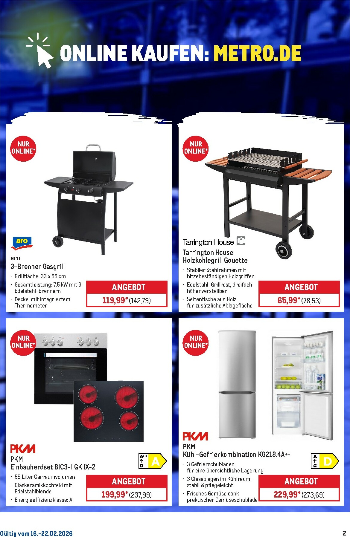 metro - Metro - Online: Wochen-Angebote-Prospekt gültig vom 16.02.2026 bis 22.02.2026 - page: 2