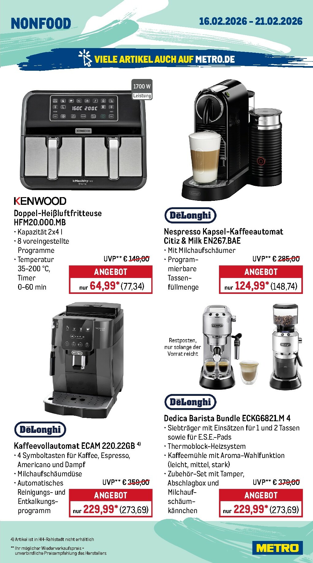 metro - Metro - Wochen-Angebote-Prospekt gültig vom 16.02.2026 bis 21.02.2026 - page: 21