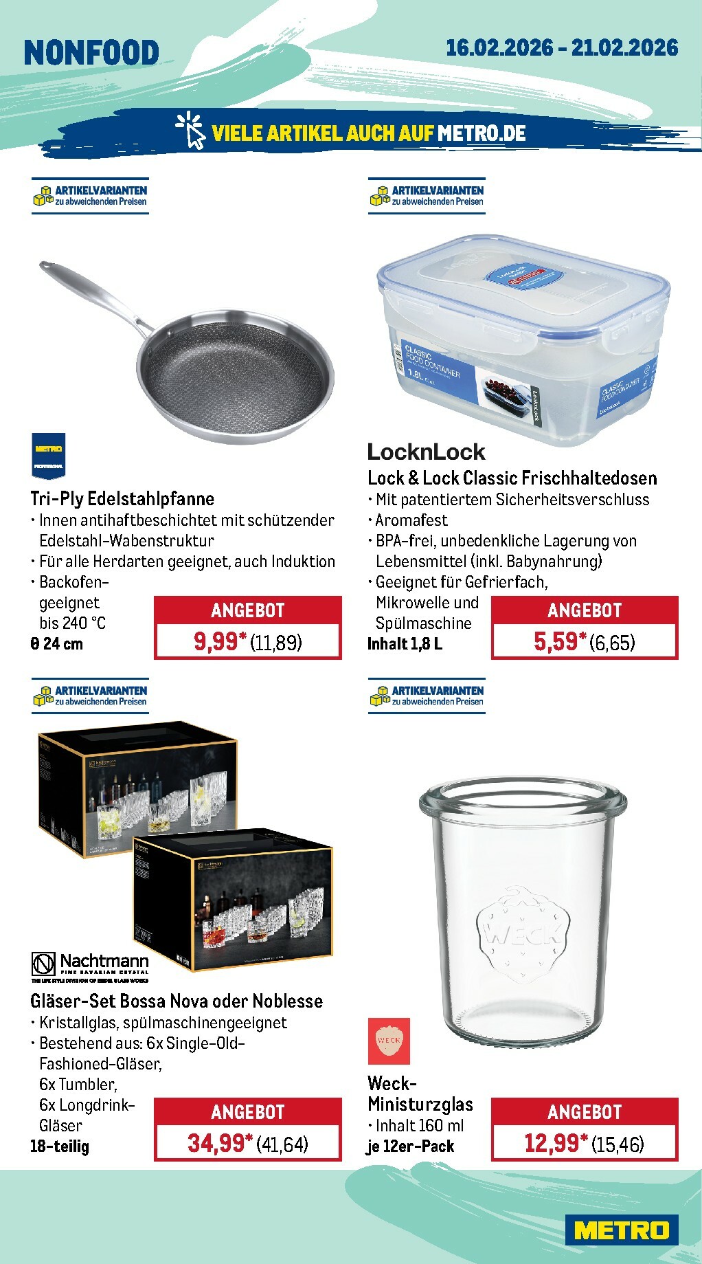 metro - Metro - Wochen-Angebote-Prospekt gültig vom 16.02.2026 bis 21.02.2026 - page: 22
