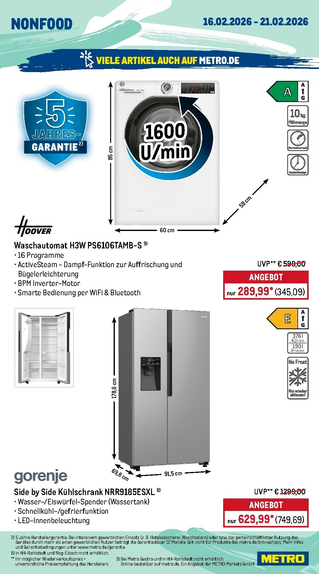metro - Metro - Wochen-Angebote-Prospekt gültig vom 16.02.2026 bis 21.02.2026 - page: 19
