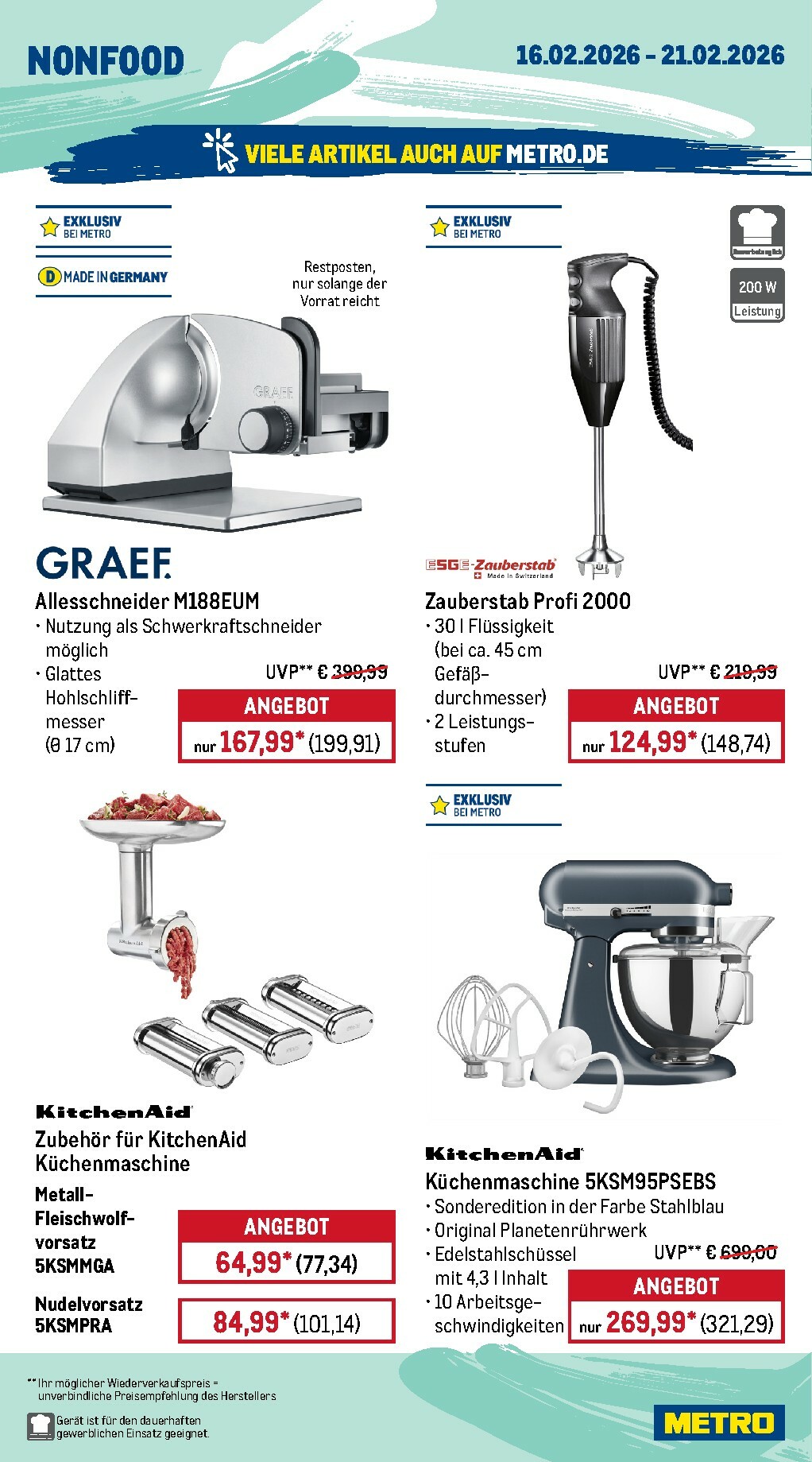 metro - Metro - Wochen-Angebote-Prospekt gültig vom 16.02.2026 bis 21.02.2026 - page: 20