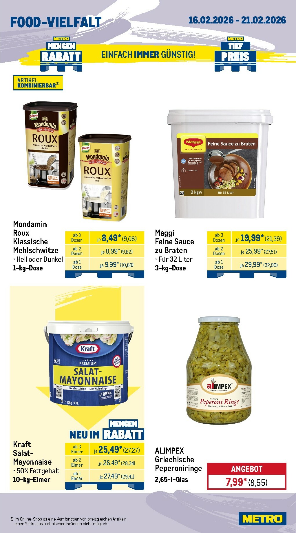 metro - Metro - Wochen-Angebote Gastro-Prospekt gültig vom 16.02.2026 bis 21.02.2026 - page: 13
