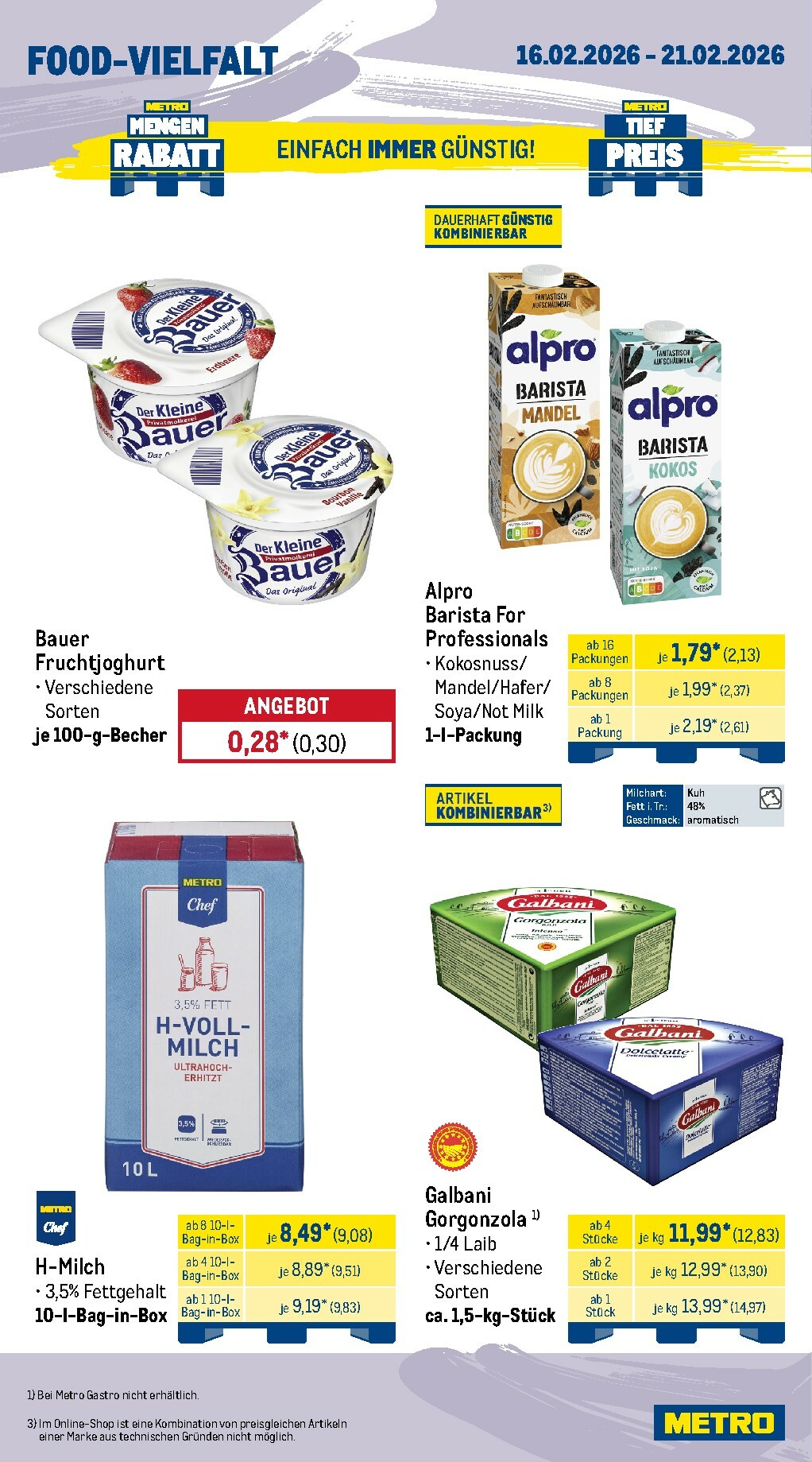 metro - Metro - Wochen-Angebote Gastro-Prospekt gültig vom 16.02.2026 bis 21.02.2026 - page: 10